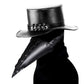 Beak Plague Doctor Halloween Masks - Made of PU for Steam Punks Evening Show Cosplay, Gentleman Hat, Steampunks Masquerade Party Prop,-