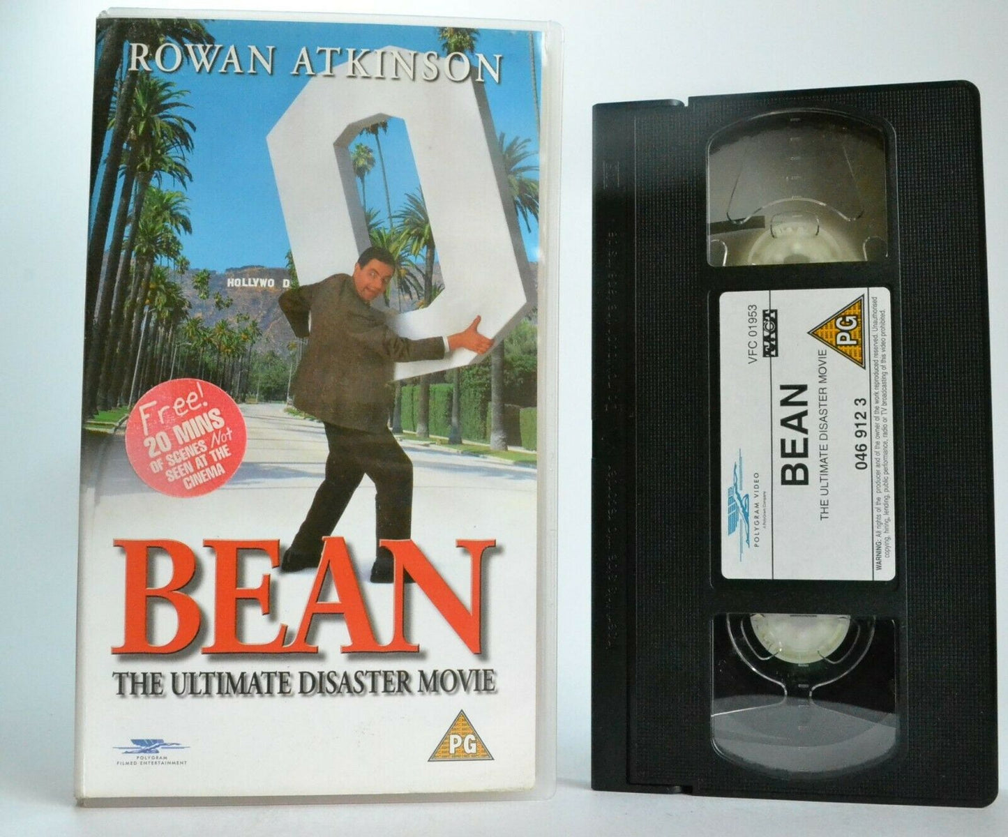 Bean: The Ultimate Disaster Movie; [Free Postcard] Comedy - Rowan Atkinson - VHS-