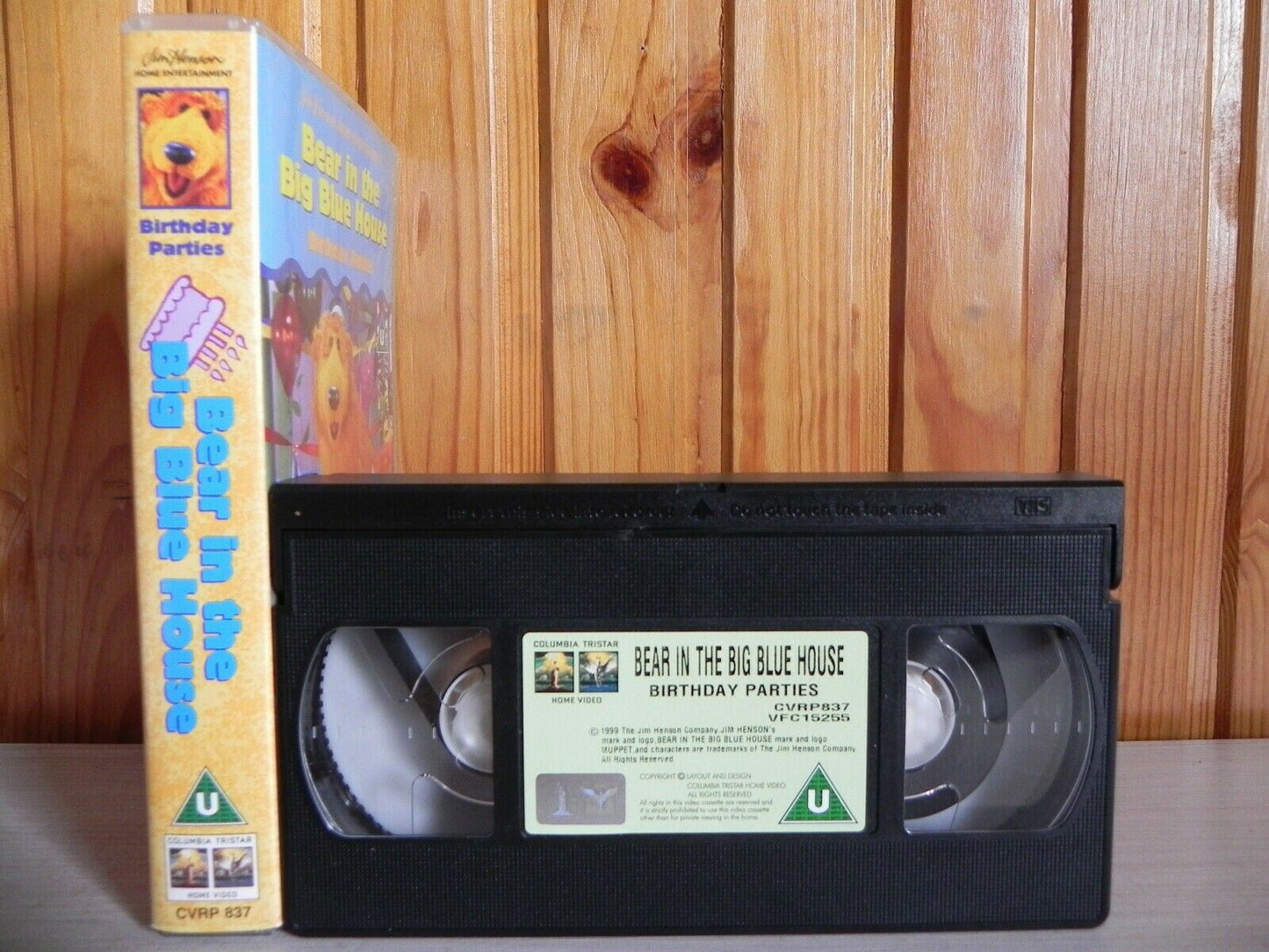 Bear In The Big Blue House - Birthday Parties - Kid's Education Games - Pal VHS-