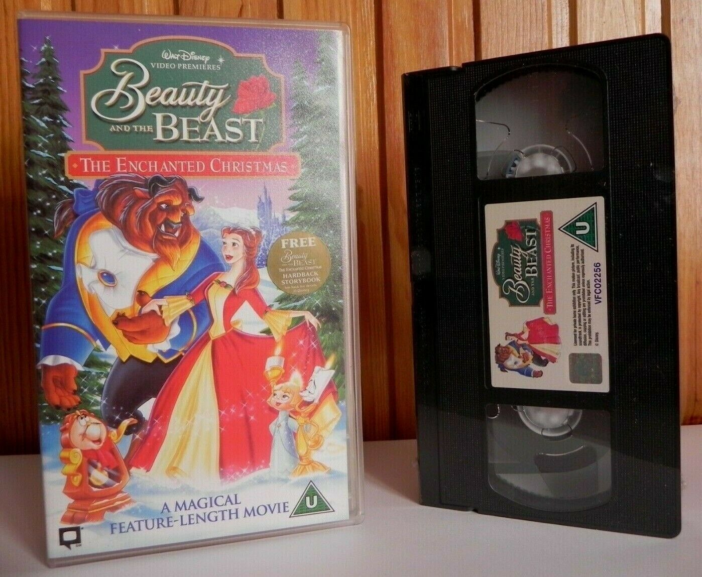 Beauty And The Beast: The Enchanted Christmas - Brand New Sealed - Pal VHS-