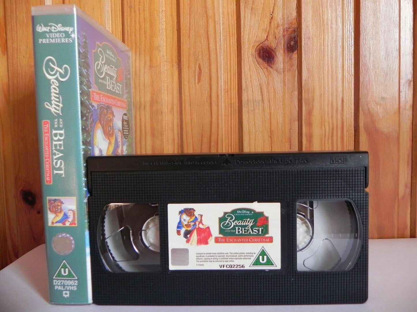 Beauty And The Beast: The Enchanted Christmas - Walt Disney - Animated - Pal VHS-