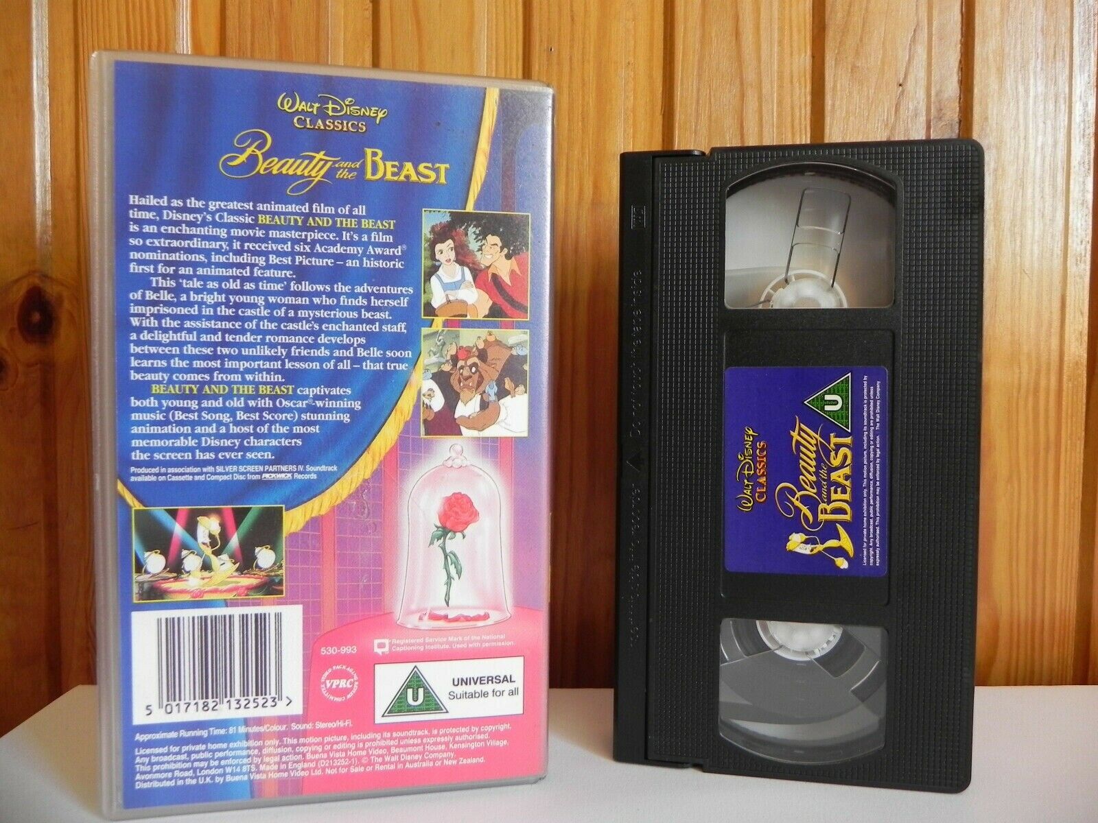 Beauty And The Beast - Walt Disney Classic - Oscar Winning Classic - Kids - VHS-