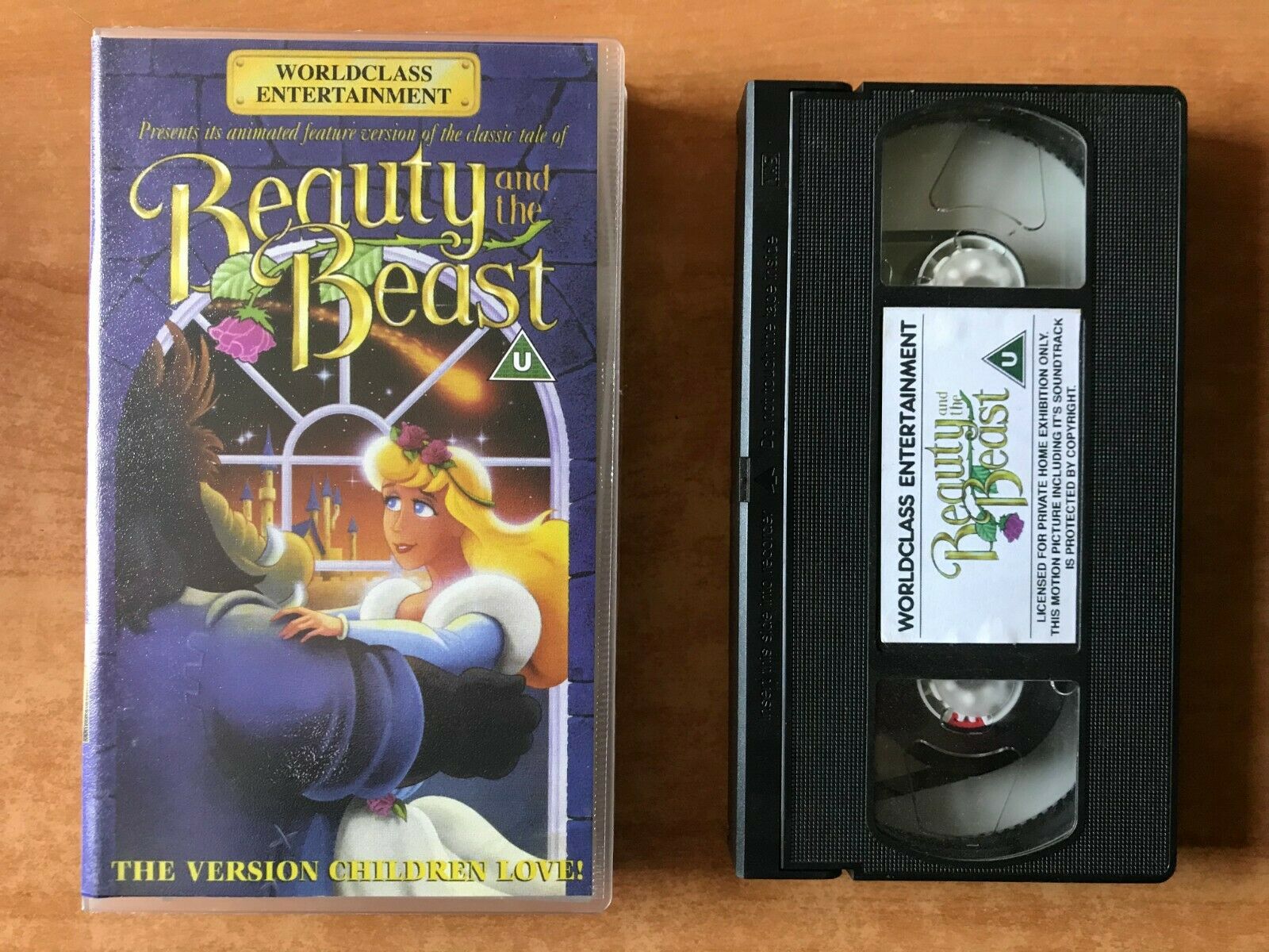 Beauty And The Beast: Worldclass Entertainment - Animated Children's - Pal VHS-