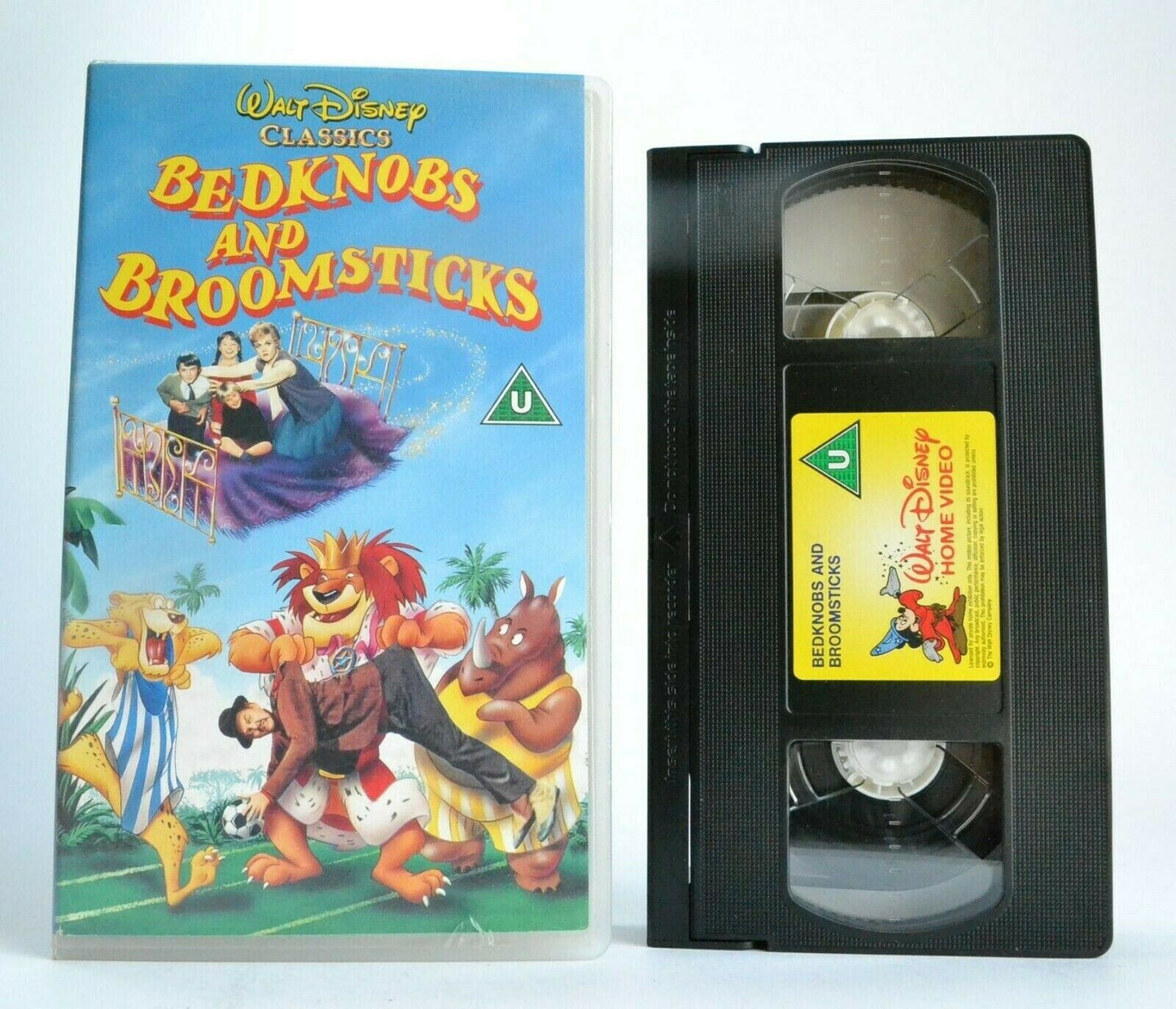 Bedknobs And Broomsticks (1971) - Animated Musical - Disney - Children's - VHS-