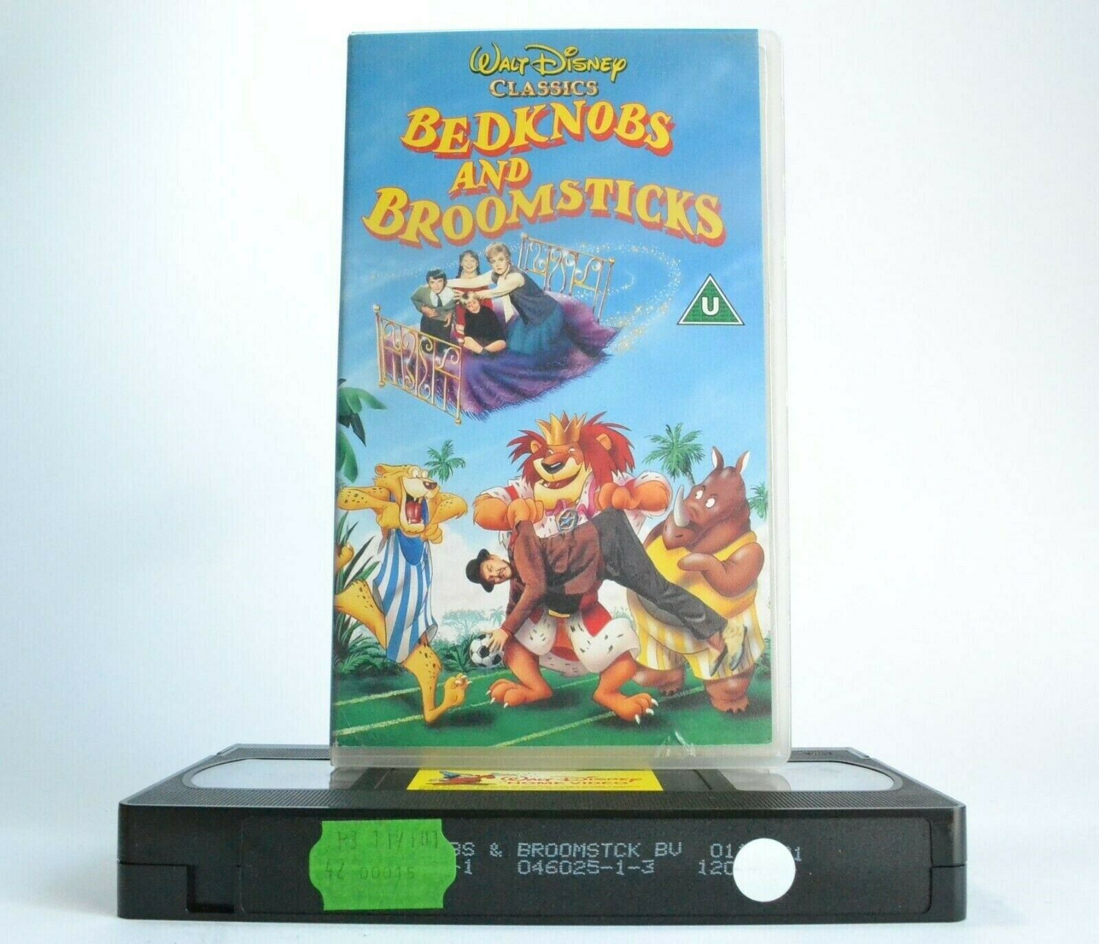 Bedknobs And Broomsticks (1971) - Animated Musical - Disney - Children's - VHS-