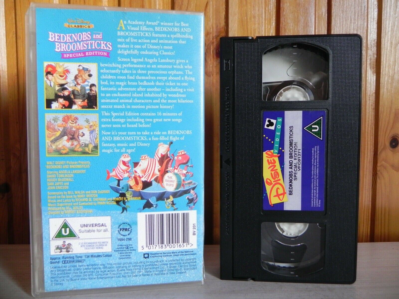 Bedknobs And Broomsticks - Special Edition - Walt Disney - Extra Footage - VHS-