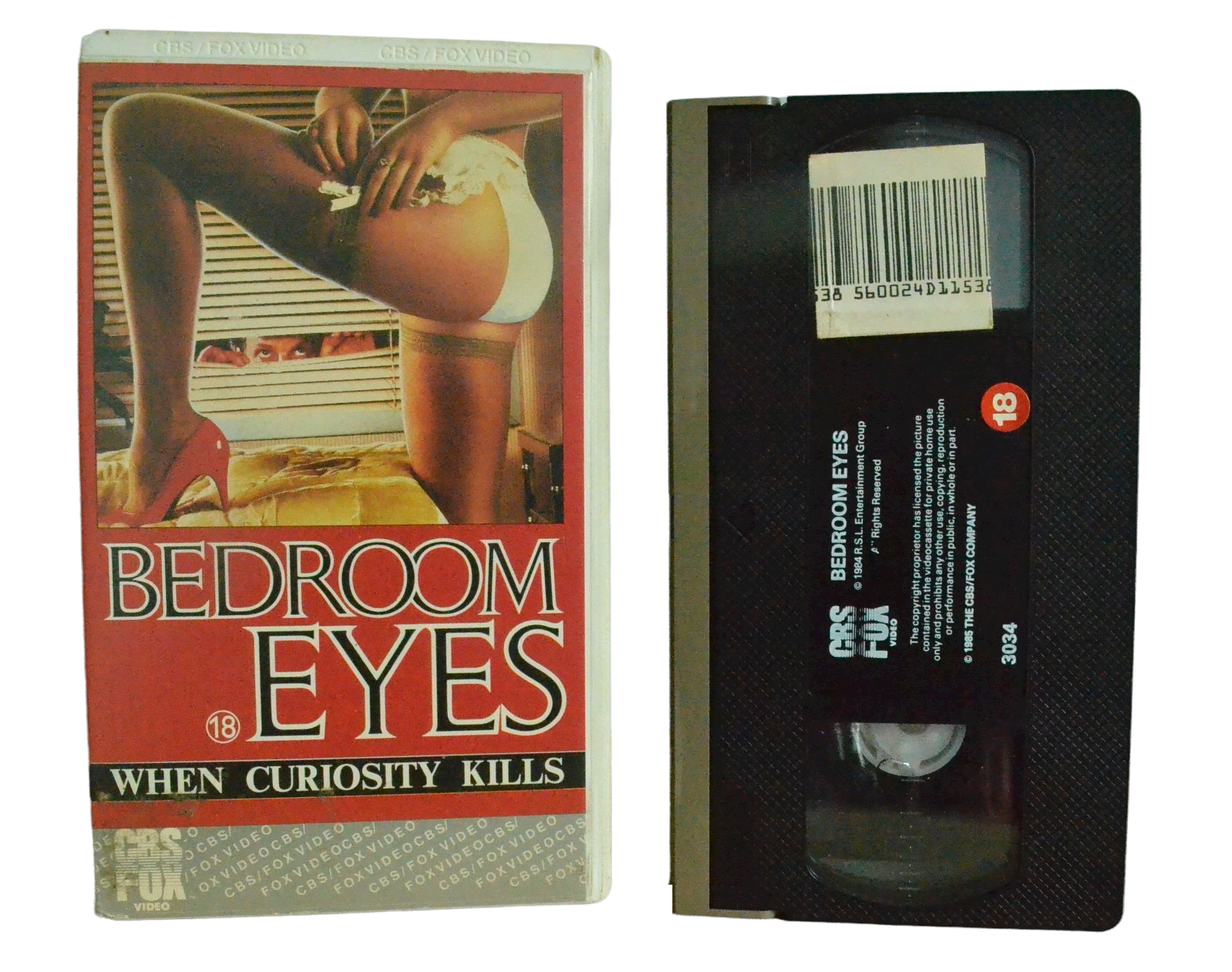 Bedroom Eyes: When Curiosity Kills - Dayle Haddon - CBS Fox Video - Vintage - Pal VHS-