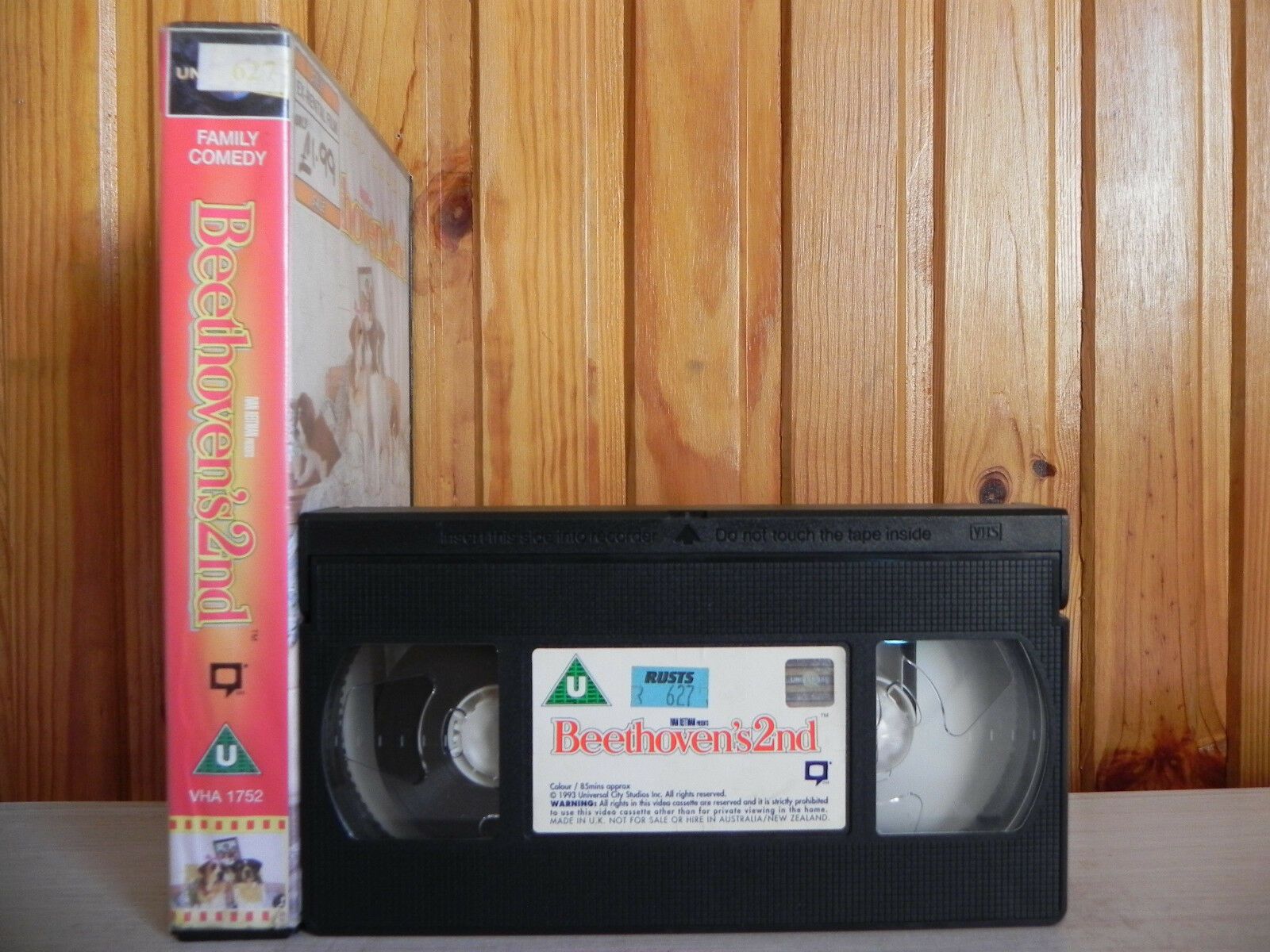 Beethoven's 2nd - Universal - Kids - Family Entertainment - Big Box - Pal VHS-