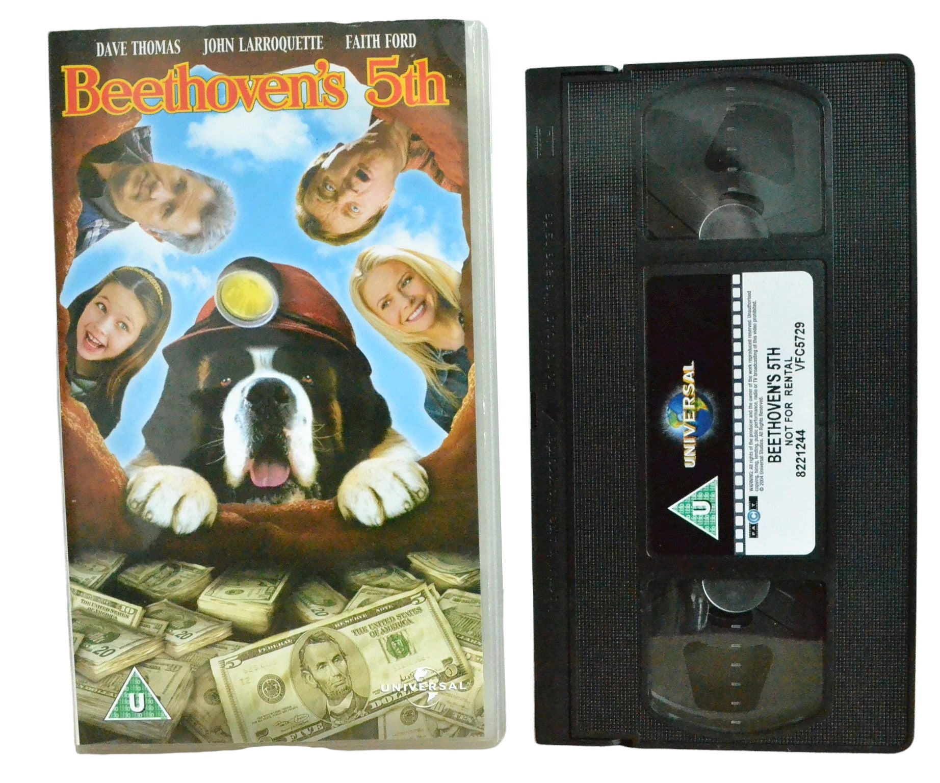 Beethoven's 5th - Dave Thomas - Universal - Children's - Pal VHS-