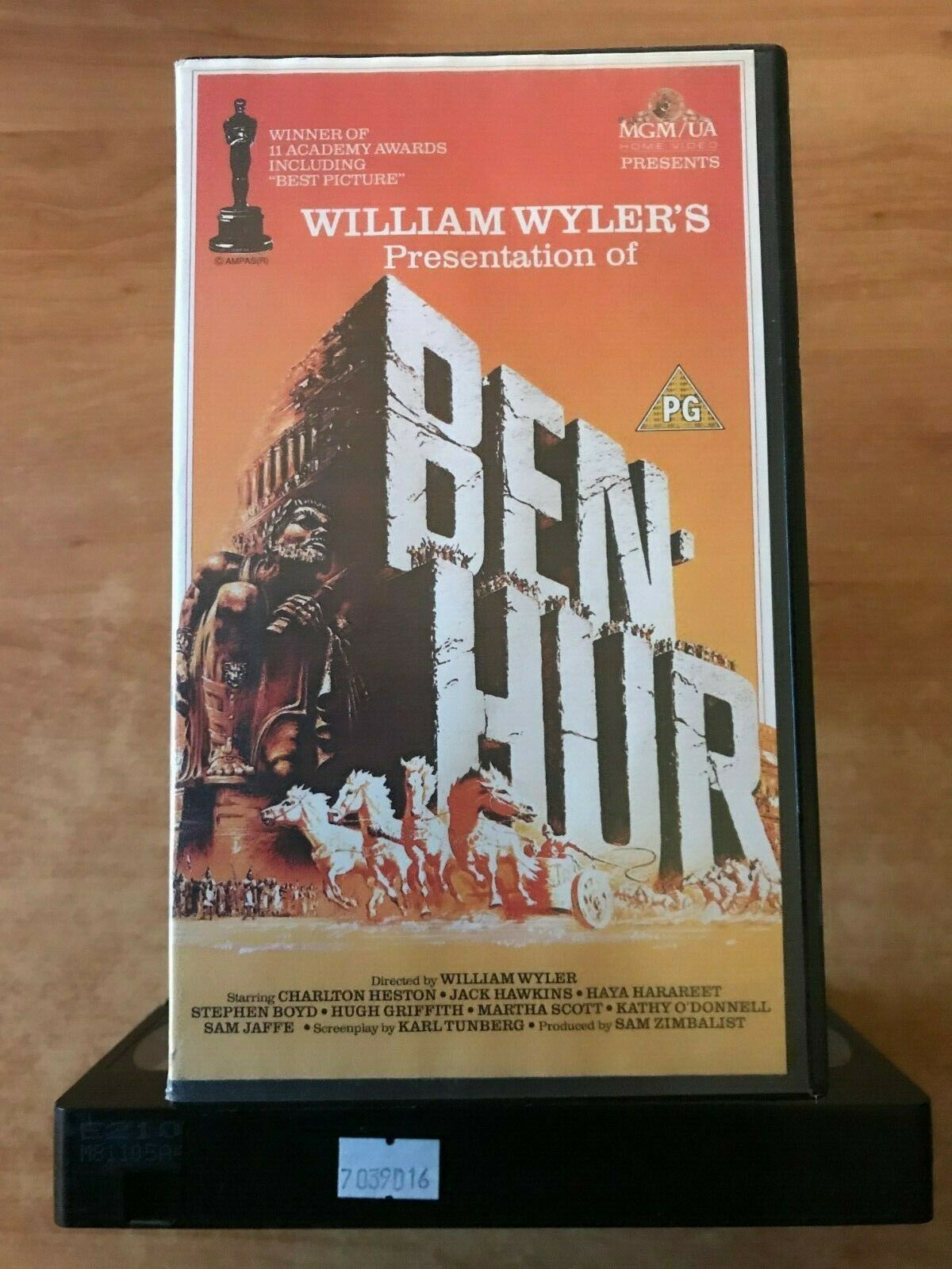 Ben Hur; [Lew Wallace]: Historical Adventure - Drama - Charlton Heston - Pal VHS-