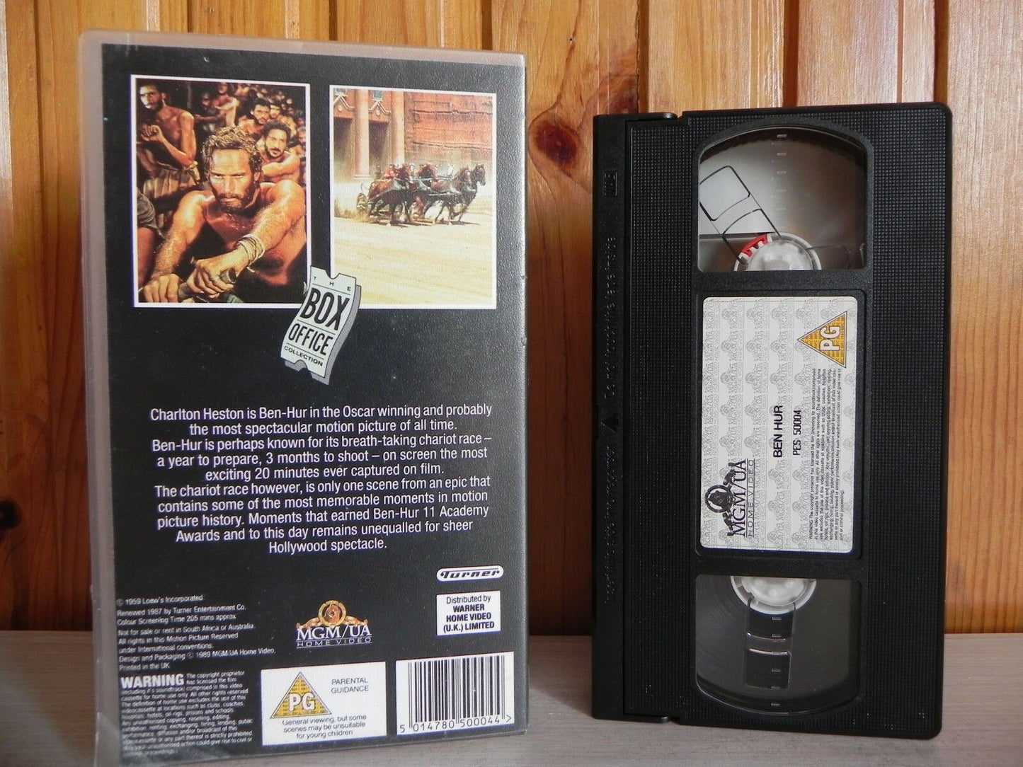 Ben-Hur - MGM/UE - Charlton Heston - Jack Hawkins - Haya Harareet - Pal VHS-