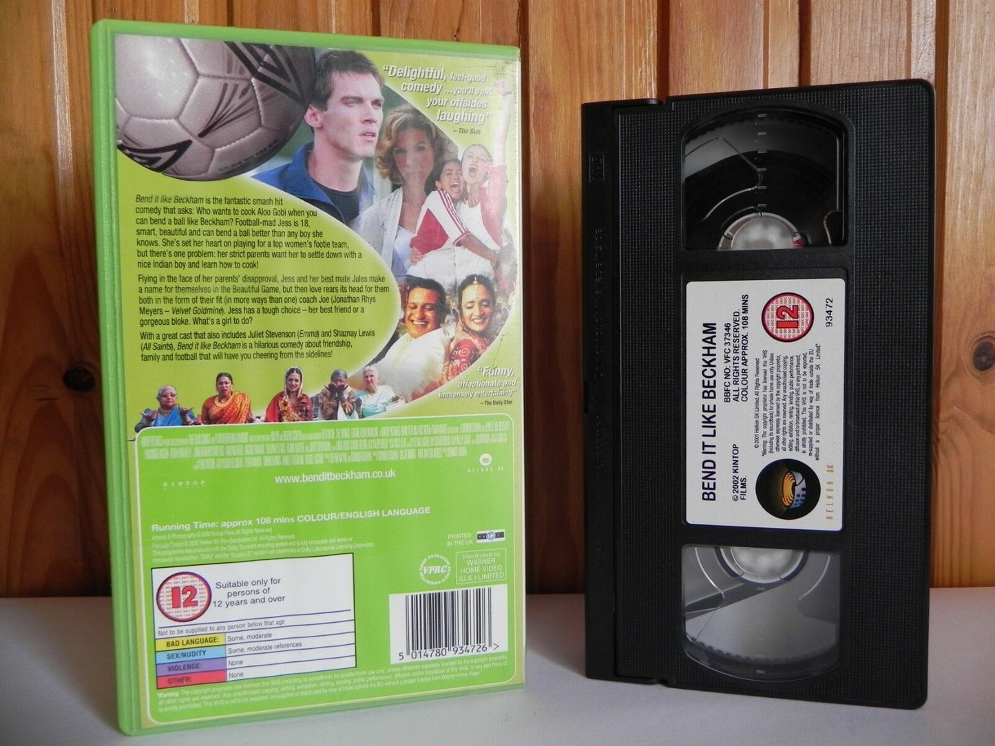 Bend It Like Beckham; [Free Postcard] Drama Comedy - Keira Knightley - Pal VHS-