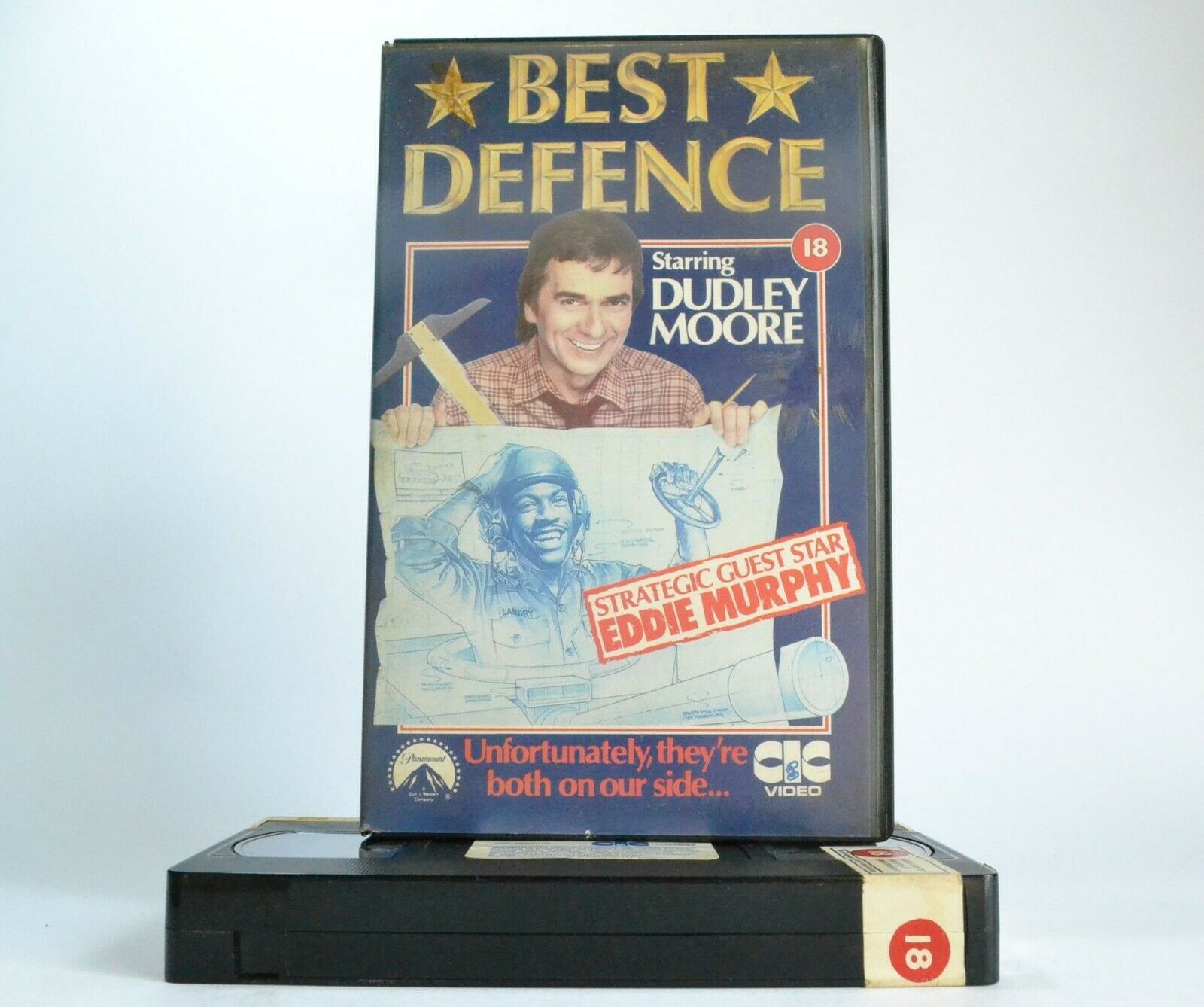 Best Defence - Military Comedy - Large Box - Dudley Moore/Eddie Murphy - Pal VHS-