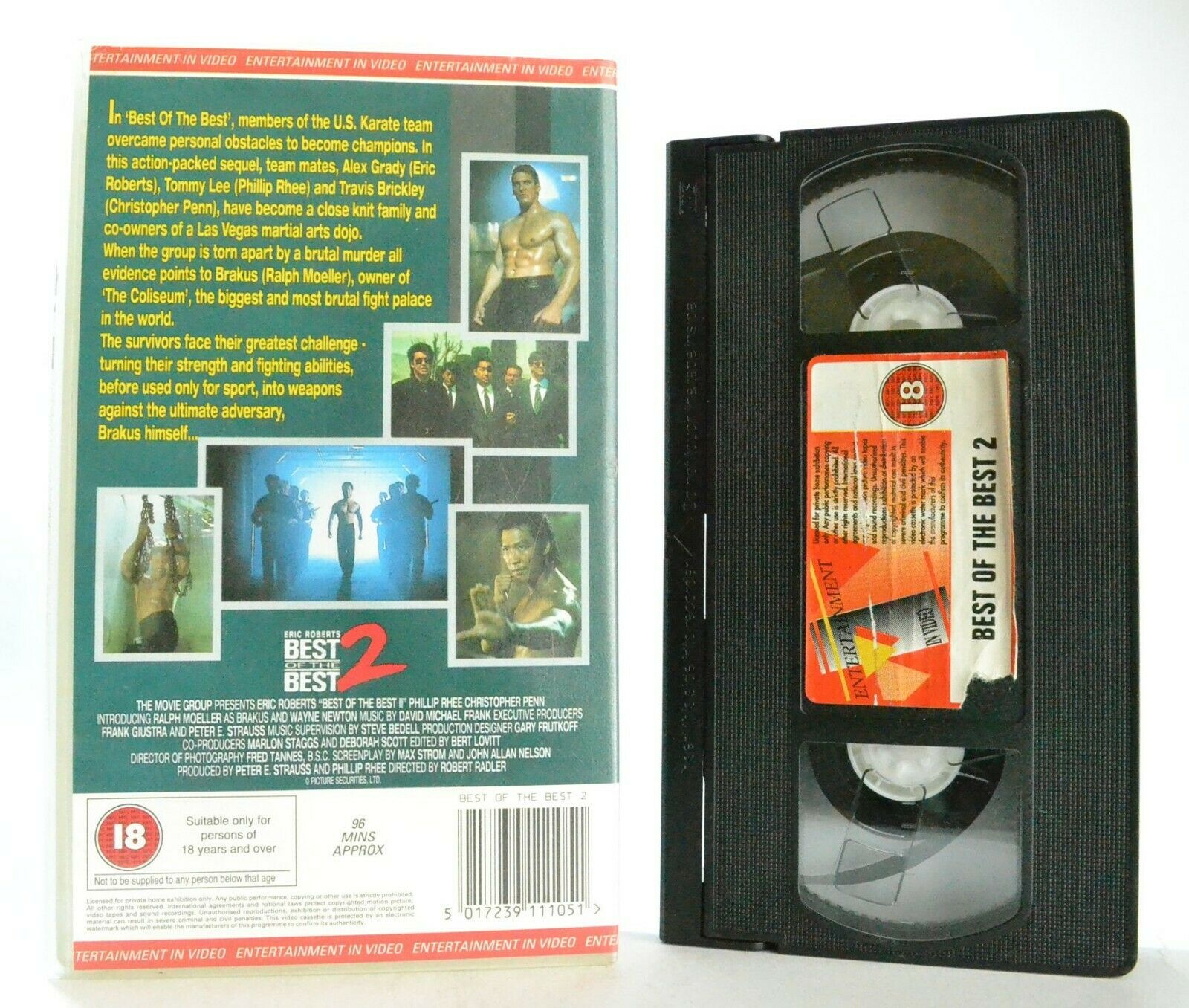 Best Of The Best 2: (1993) Martial Arts - There Are No Rules - E.Roberts - VHS-