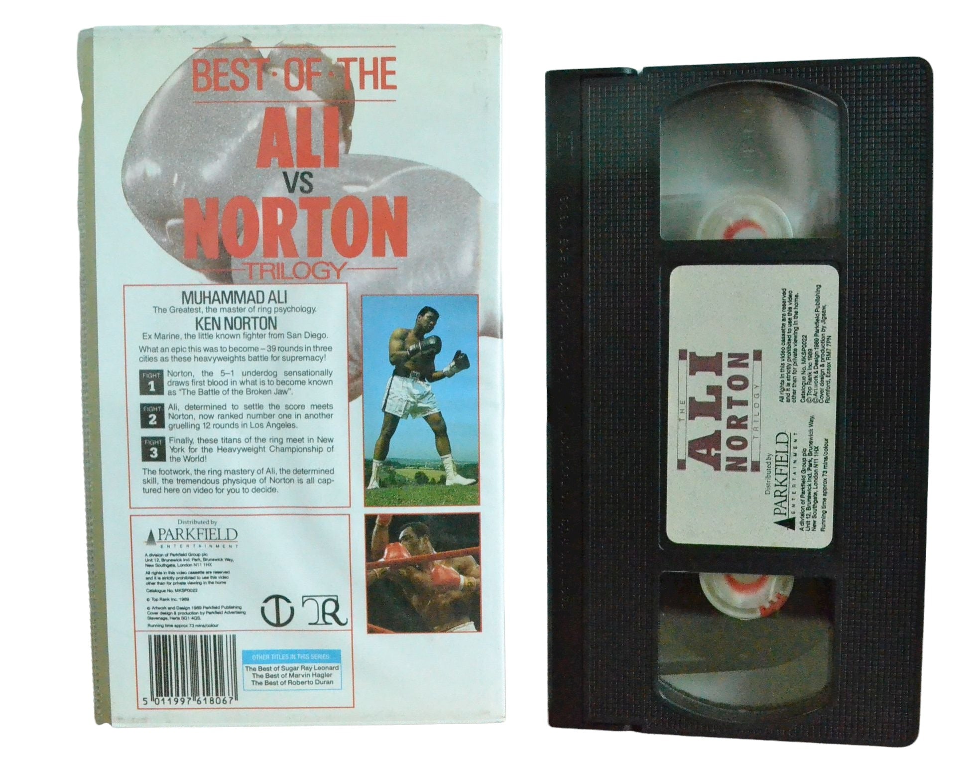 Best Of The Muhammad Ali Vs Ken Norton - Trilogy - Muhammad Ali - Parkfield Publishing - Boxing - Pal VHS-