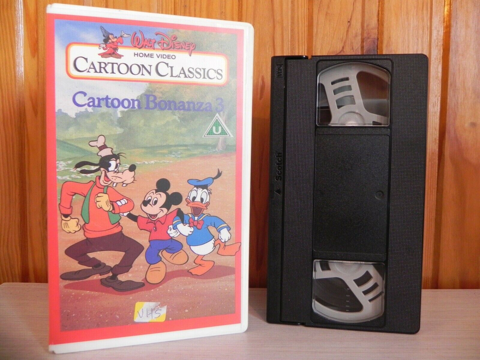 Beta Copy - Pre-Cert - Walt Disney Video - Cartoon Bonanza - Vol 3 - V.RARE VHS-