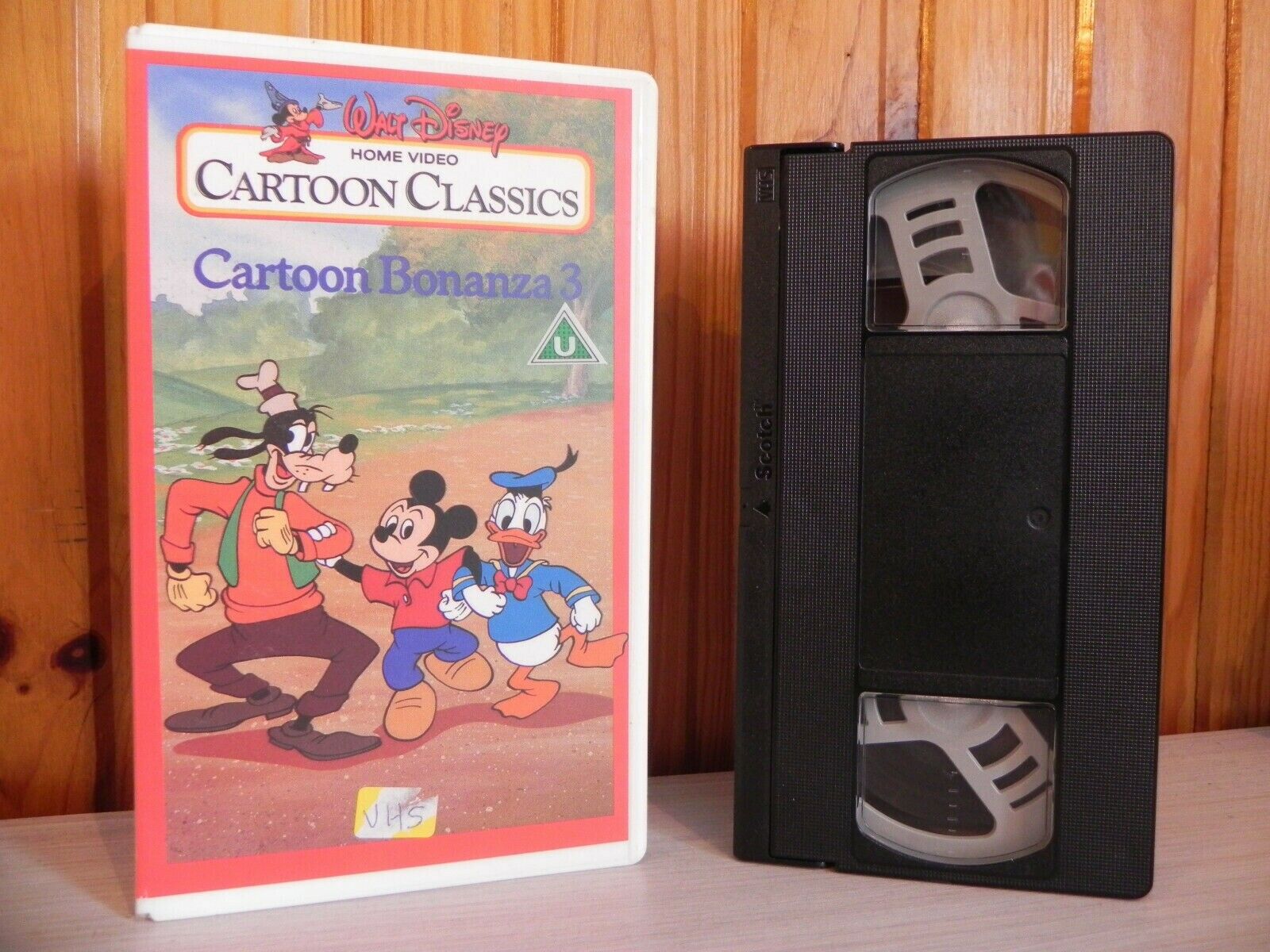 Beta Copy - Pre-Cert - Walt Disney Video - Cartoon Bonanza - Vol 3 - V.RARE VHS-