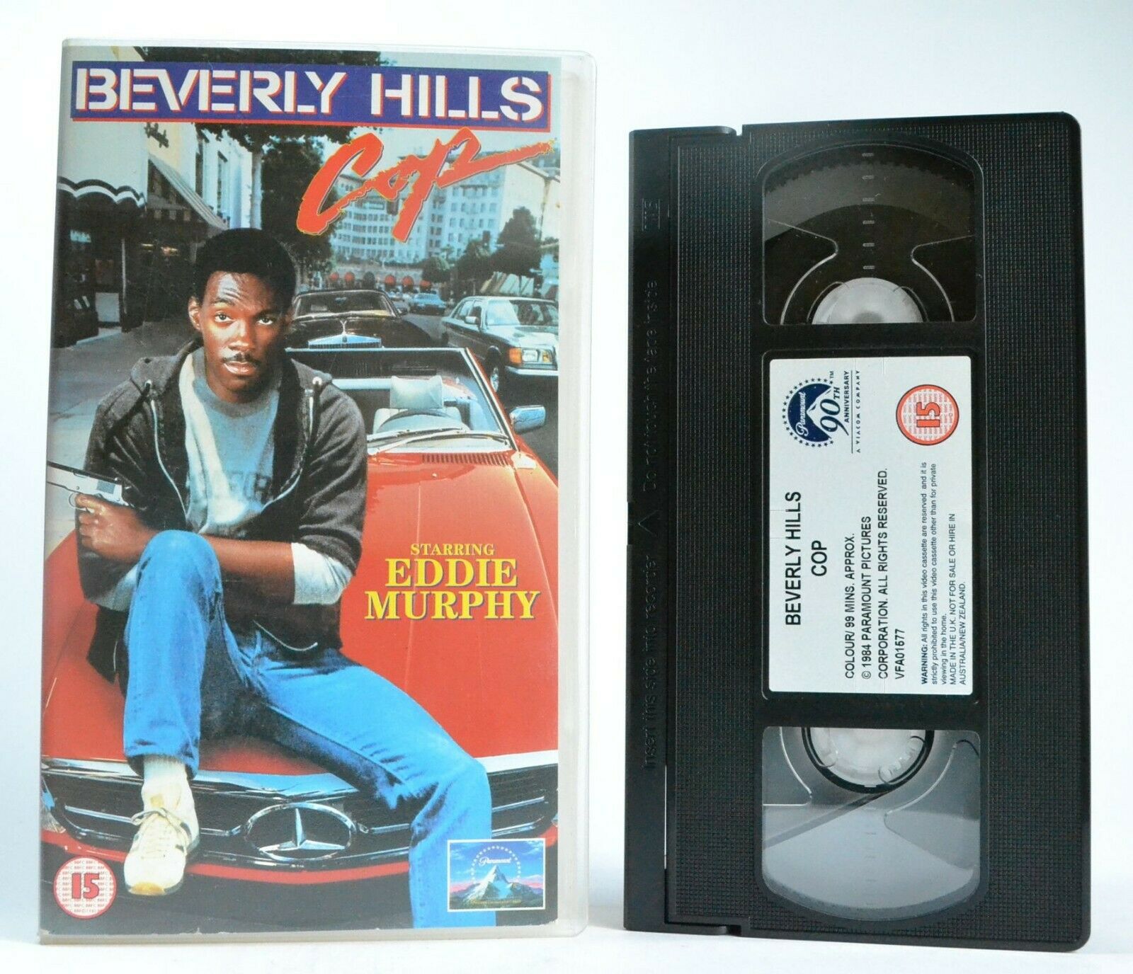 Beverly Hills Cop (1984): Axel Foley Style - Action Comedy - Eddie Murphy - VHS-