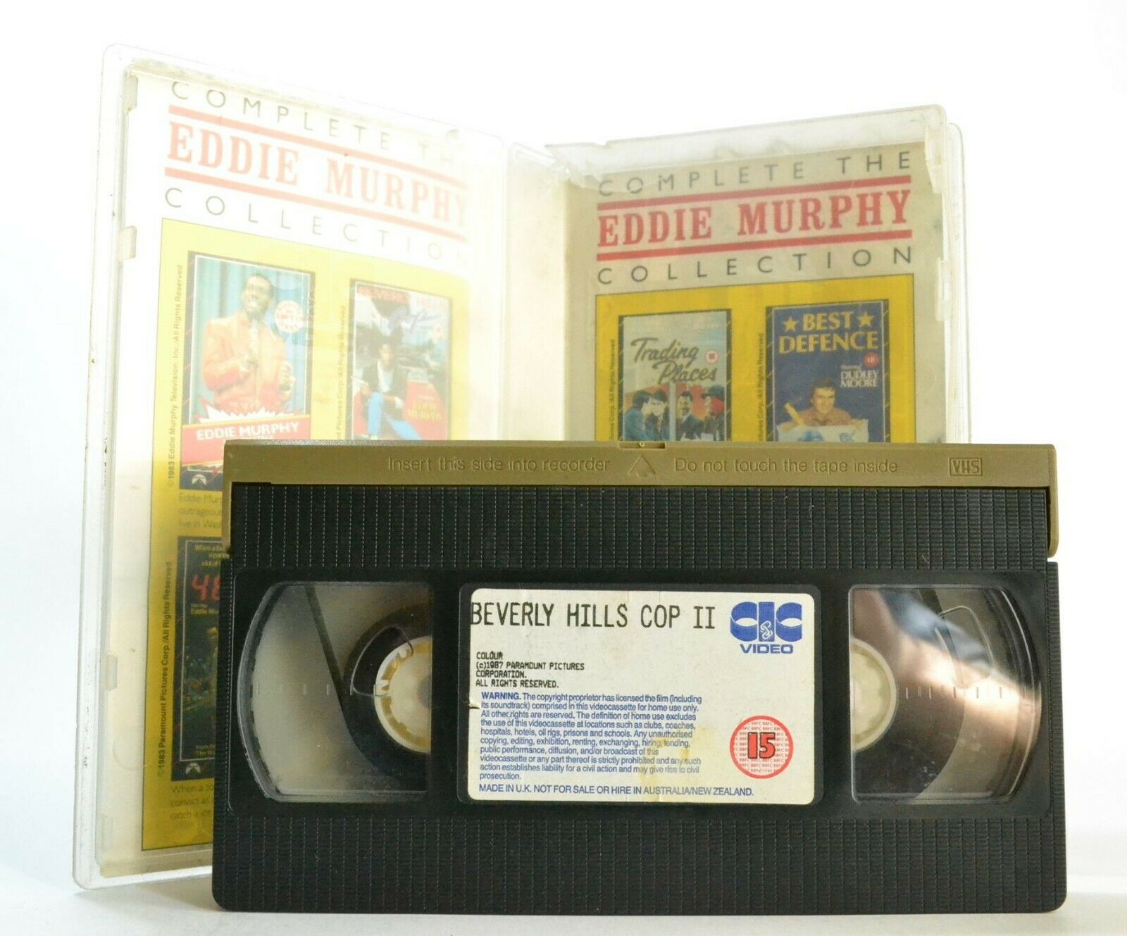 Beverly Hills Cop 2: Axel Foley Style - Action Comedy - Eddie Murphy - Pal VHS-