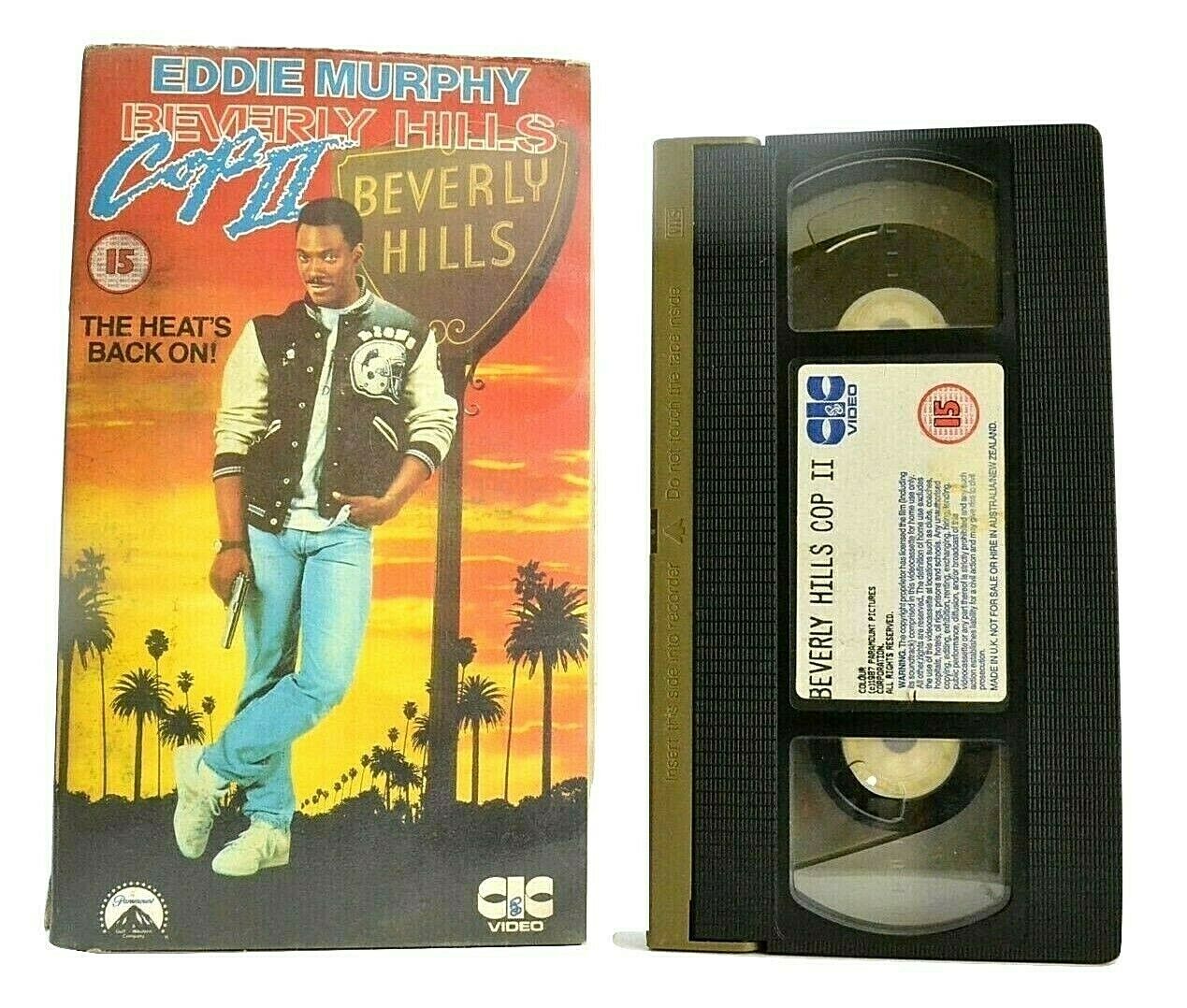 Beverly Hills Cop 2: Axel Foley Style - Action Comedy - Eddie Murphy - Pal VHS-