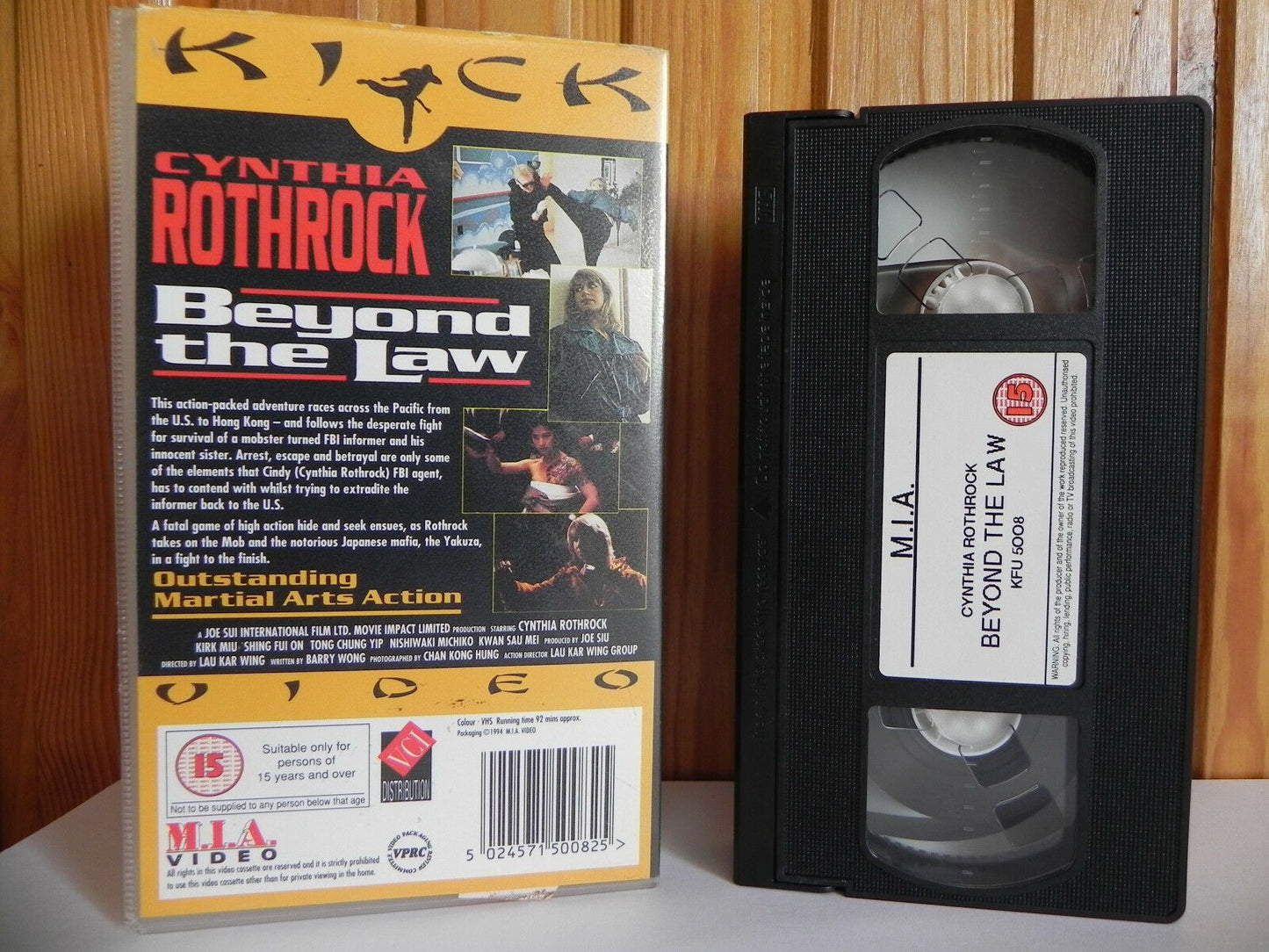 Beyond The Law - Kick Video - Martial Arts - Deadly Revenge - Pal VHS-