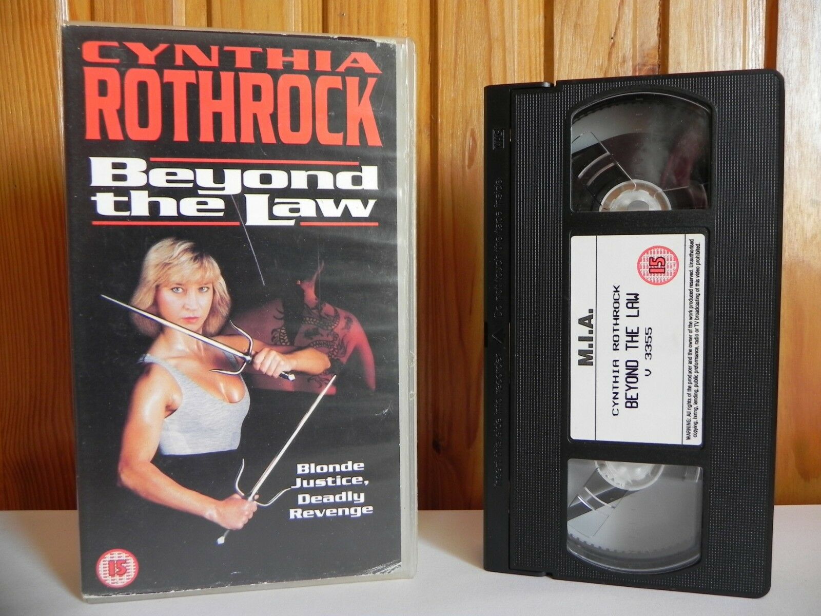 Beyond The Law - M.I.A. Video - Action - Martial Arts - Cynthia Rothrock - VHS-