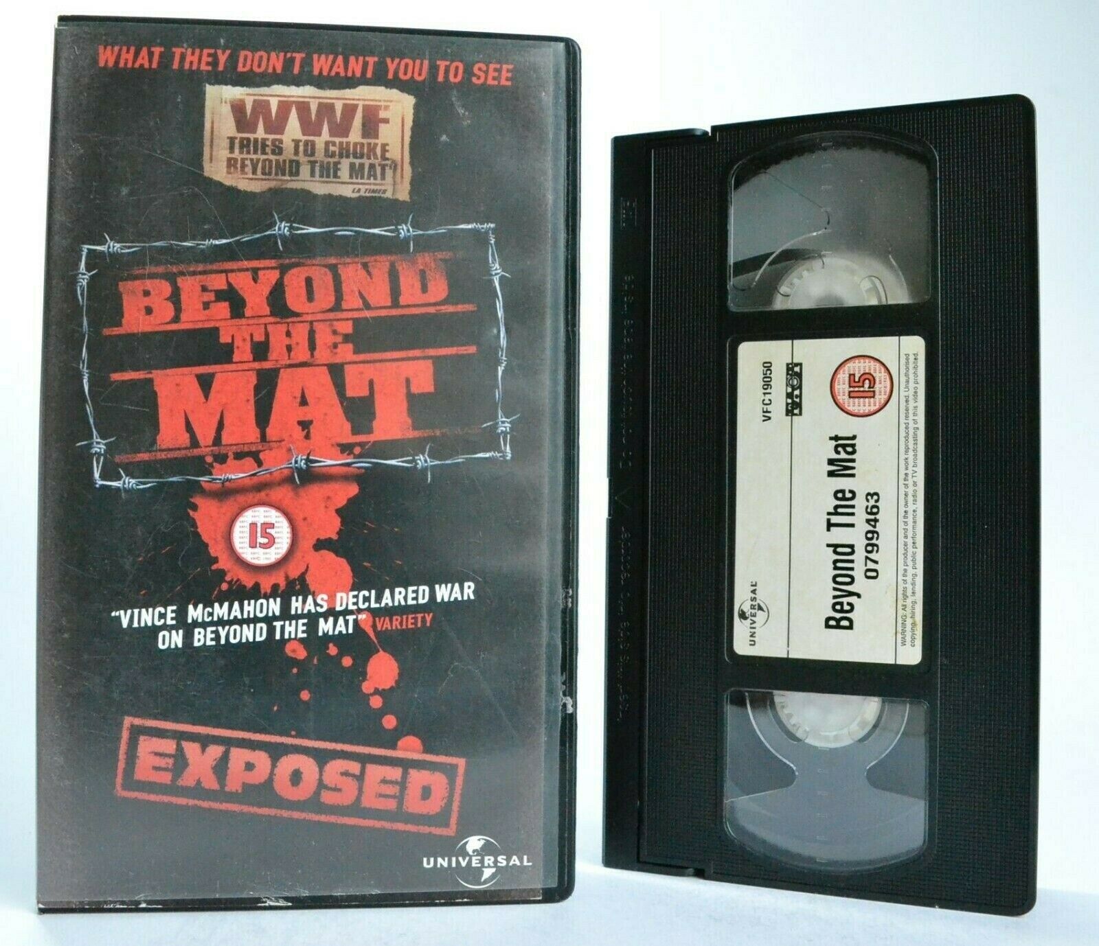 Beyond The Mat: Exposed - WWF - Wrestling - Vince McMahon - Documentary - VHS-