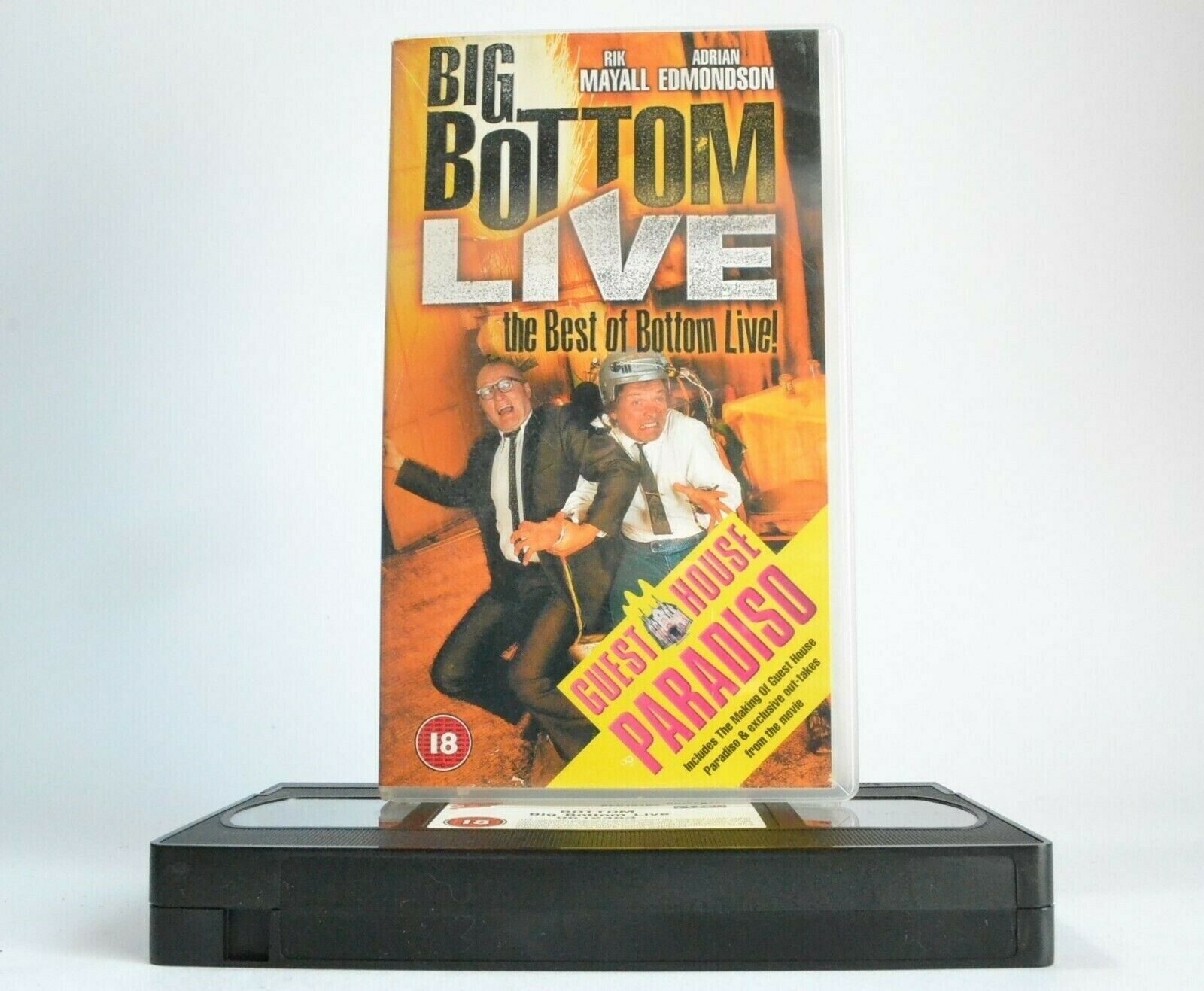 Big Bottom Live: The Best Of - Guest House Paradiso - Comedy - Rik Mayall - VHS-