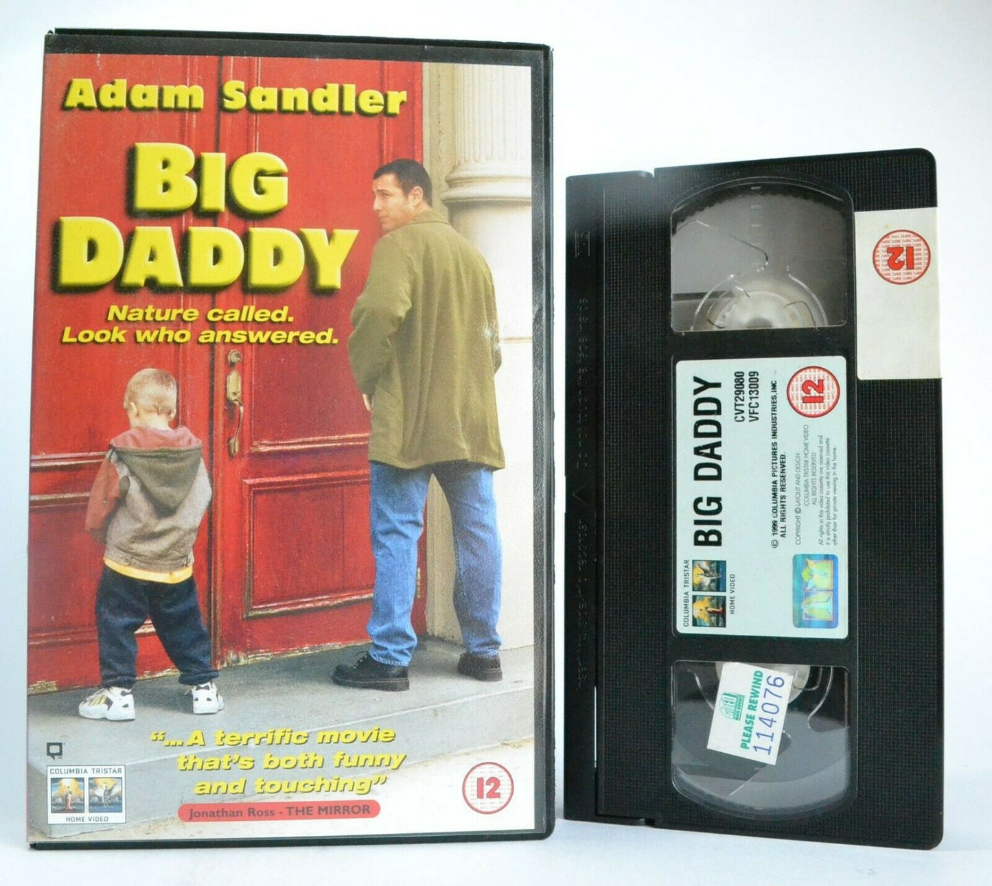 Big Daddy (1999): Comedy - Large Box - Adam Sandler/Joey Lauren Adams - Pal VHS-