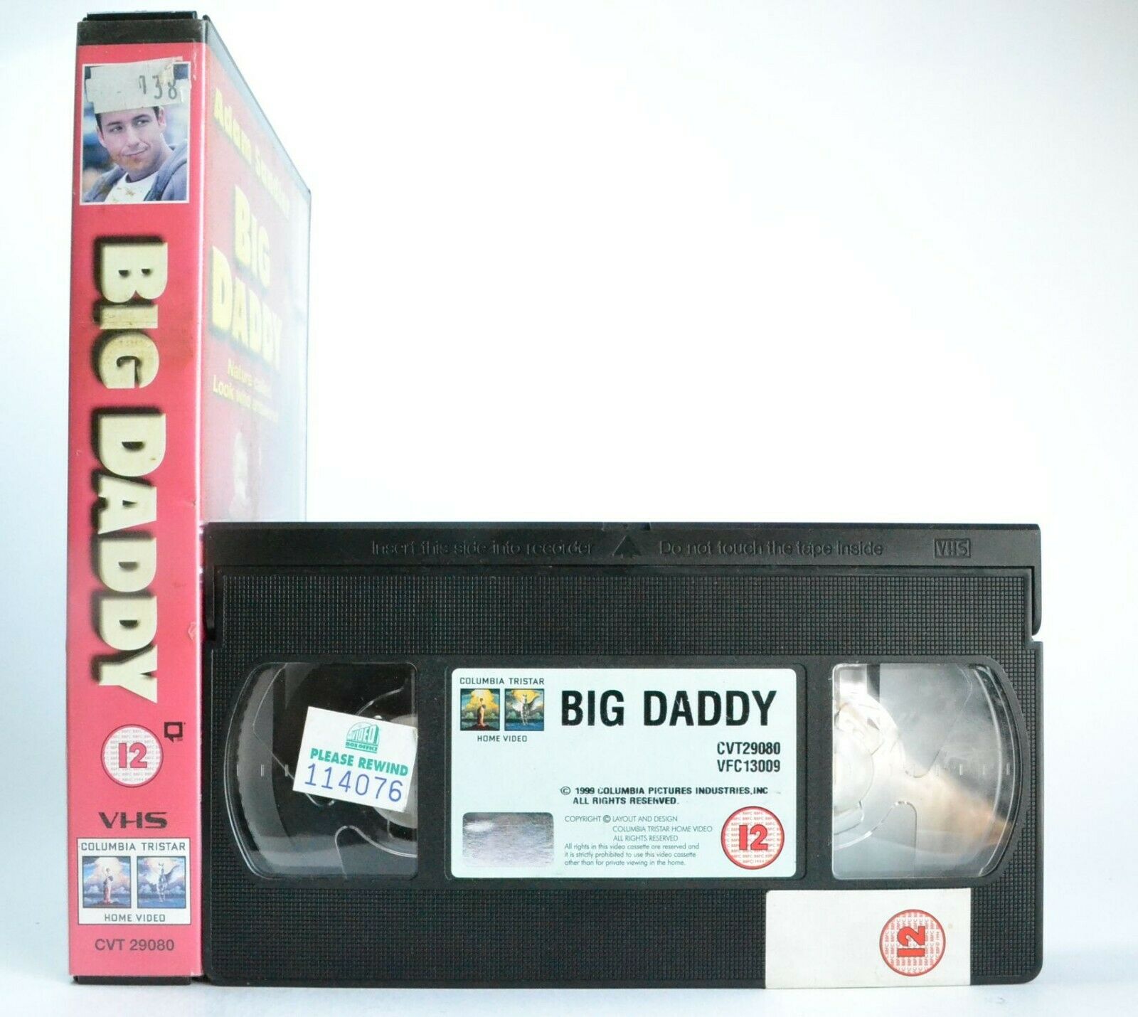 Big Daddy (1999): Comedy - Large Box - Adam Sandler/Joey Lauren Adams - Pal VHS-