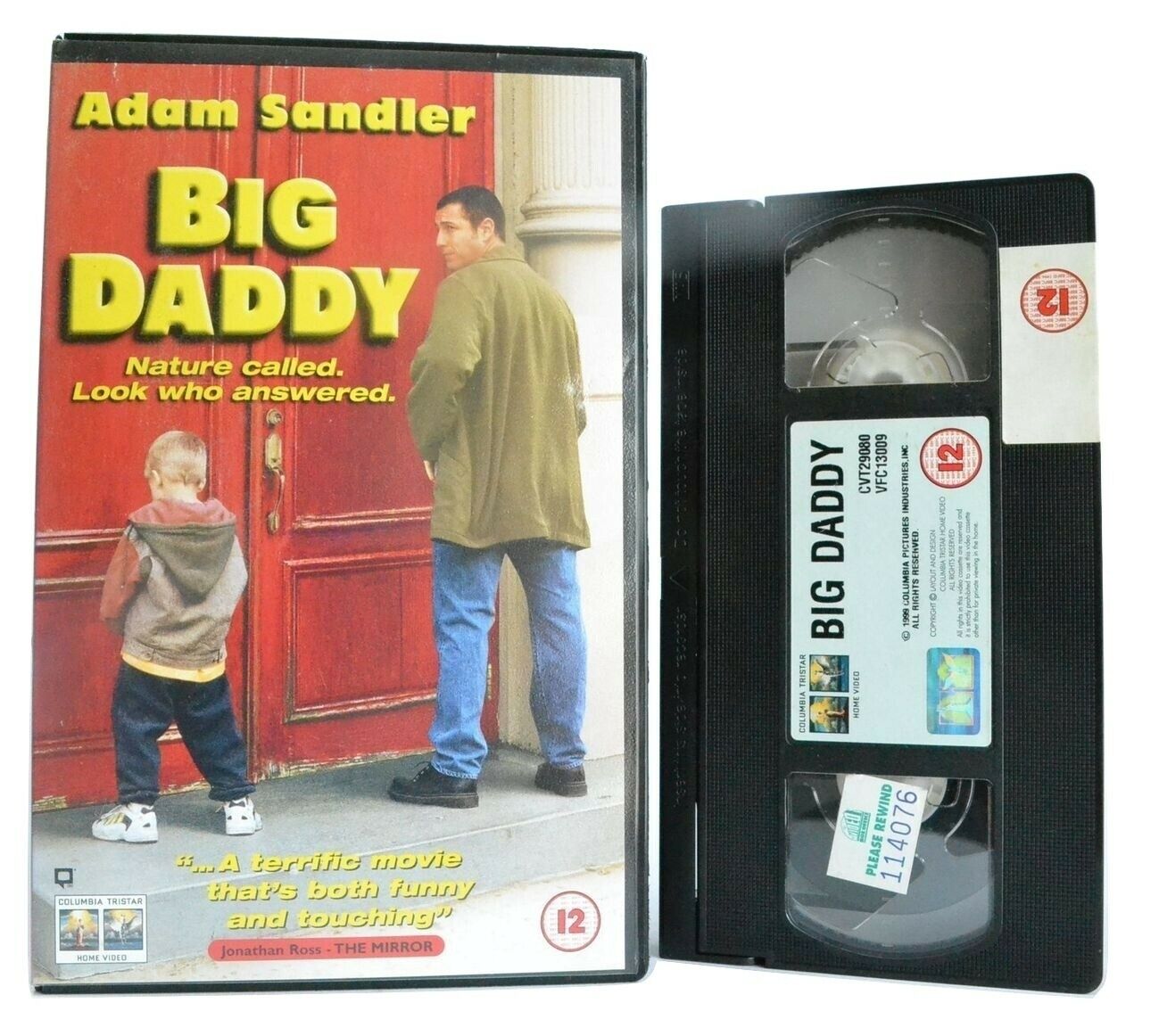 Big Daddy (1999): Comedy - Large Box - Adam Sandler/Joey Lauren Adams - Pal VHS-