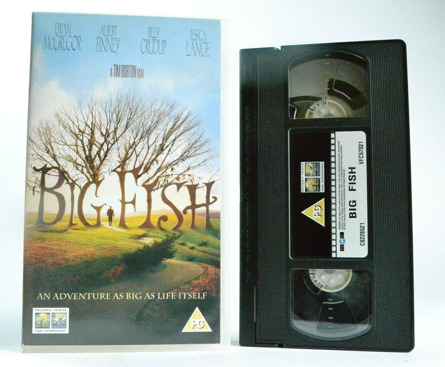 Big Fish: A Tim Burton Film (2003) - Fantasy Adventure - Ewan McGregor - Pal VHS-