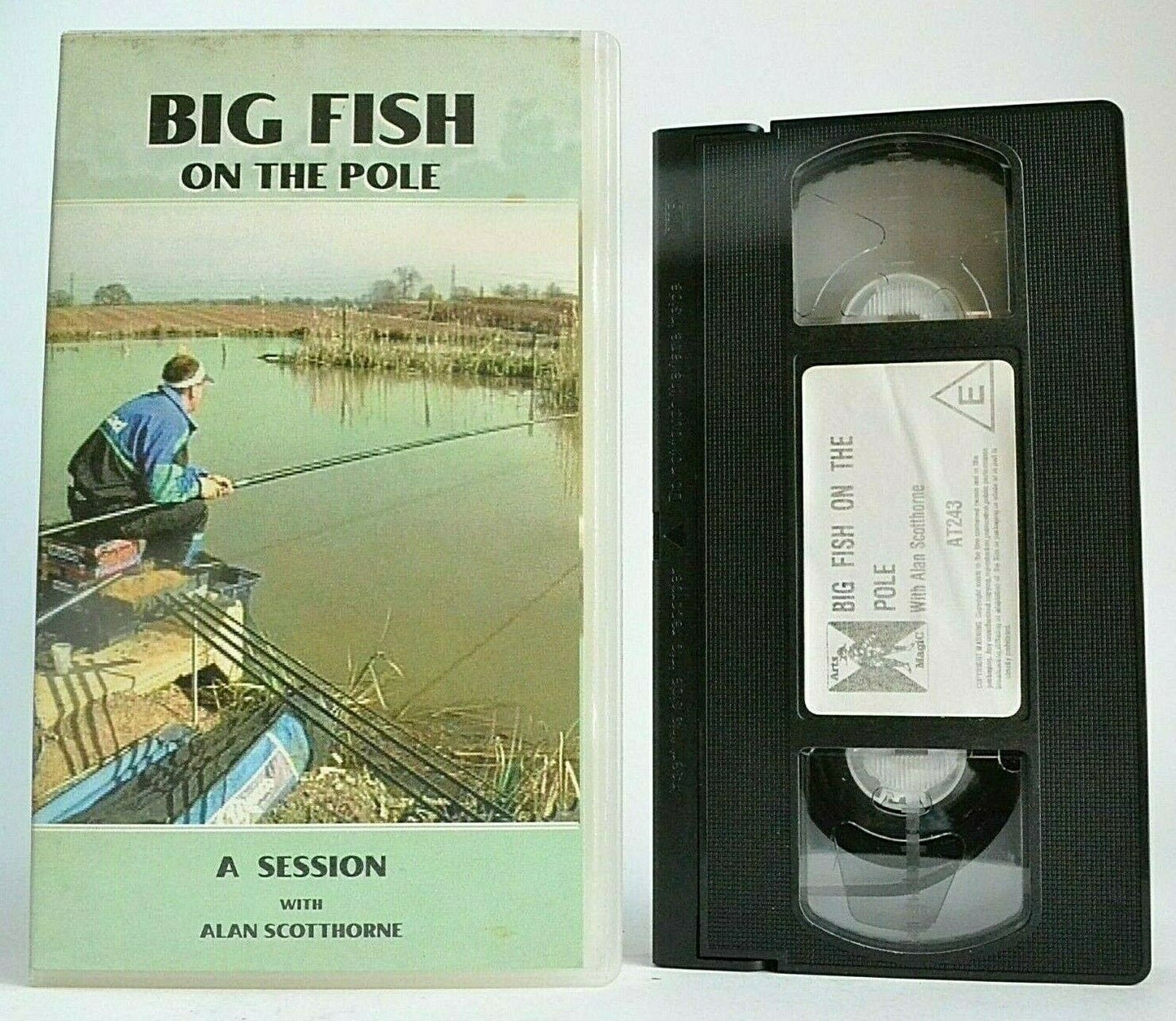 Big Fish On The Pole [Alan Scotthorne] - Fishing - Carp - Woodlands View - VHS-