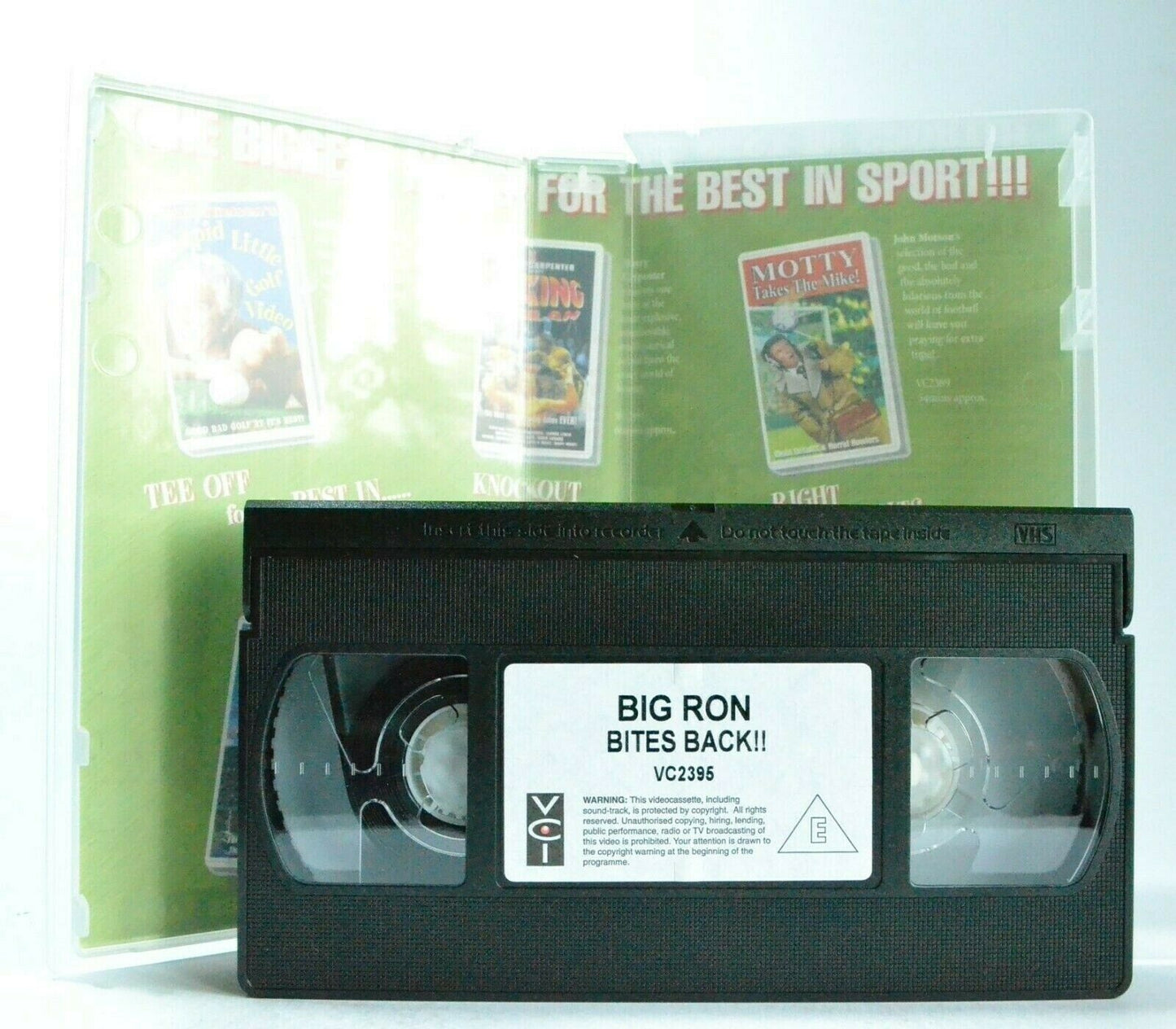 Big Ron Bites Back:By Ron Atkinson - Comedy - Disastrous Football Mistakes - VHS-