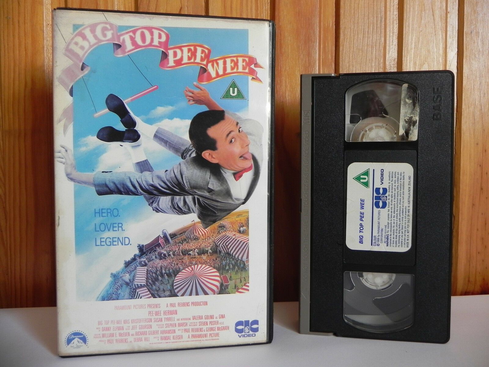 Big Top Pee Wee: My Circus Movie; [CIC] Large Box - Comedy - Pee Wee Herman - VHS-