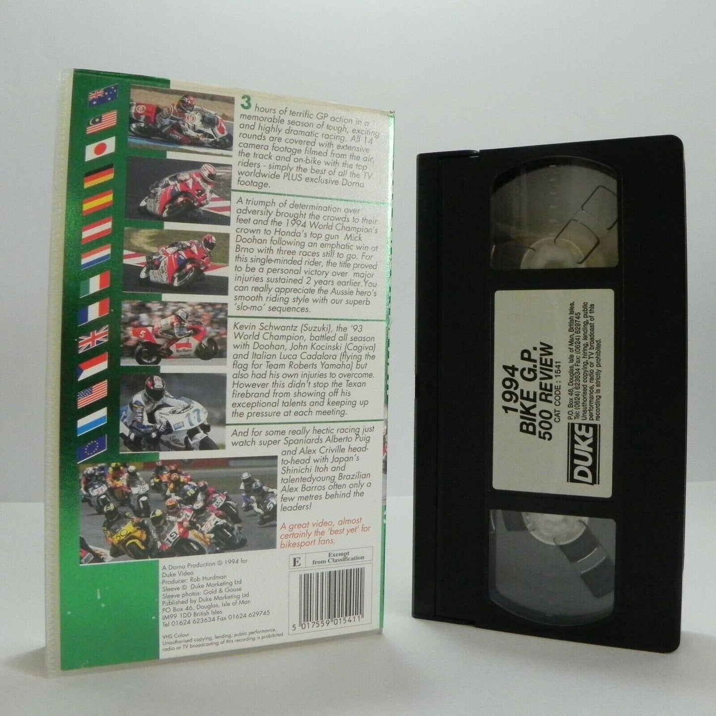 Bike GP 94 - Superbikes - Racing - Action - Kevin Schwantz - John Kocinski - VHS-