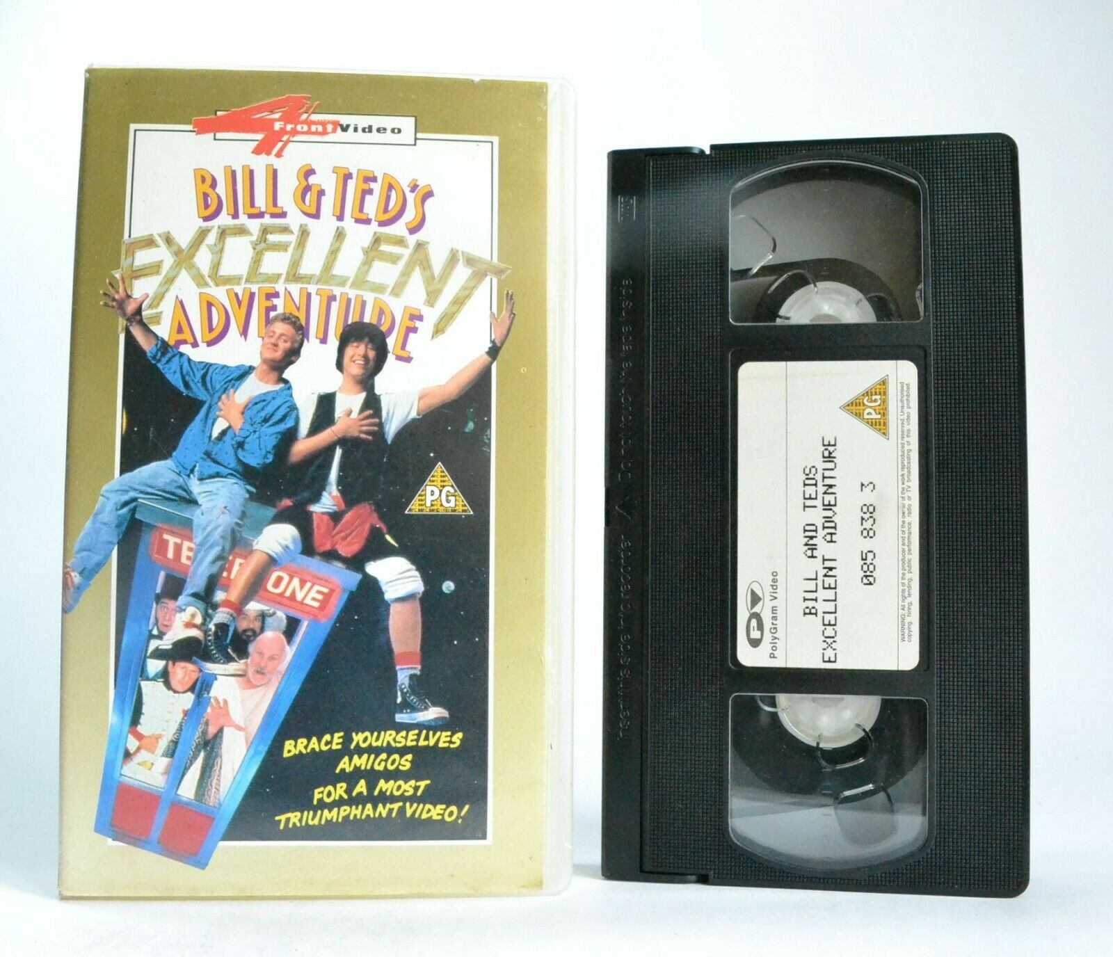 Bill And Ted's Excellent Adventure: K.Reeves/A.Winter - Time Travel Comedy - VHS-