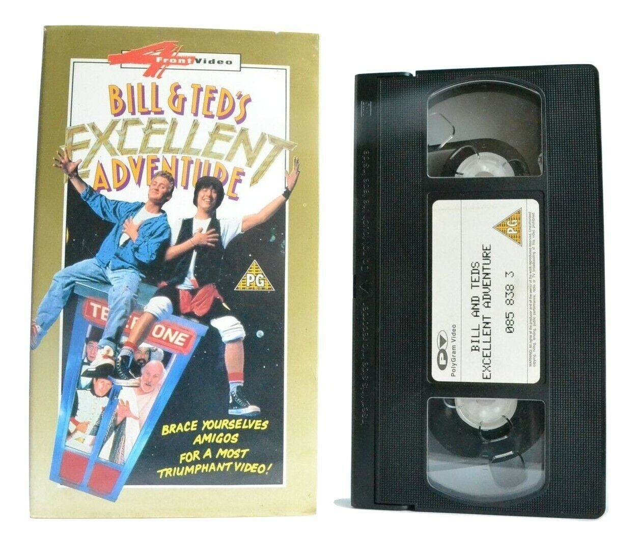 Bill And Ted's Excellent Adventure: K.Reeves/A.Winter - Time Travel Comedy - VHS-