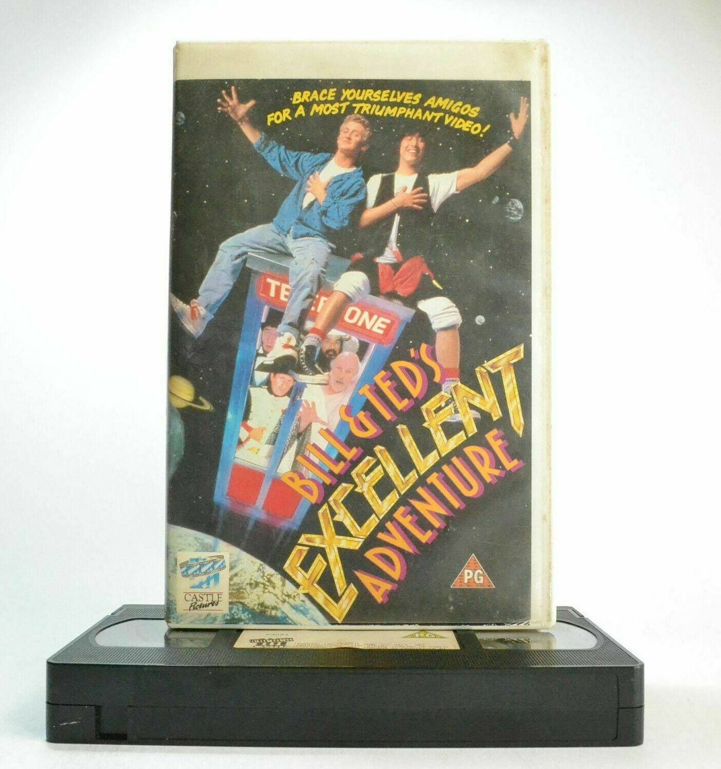 Bill & Ted's Excellent Adventure: Sci-Fi Fantasy - Castle - Large Box - Pal VHS-