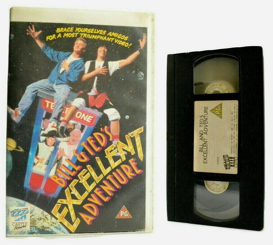 Bill & Ted's Excellent Adventure: Sci-Fi Fantasy - Castle - Large Box - Pal VHS-