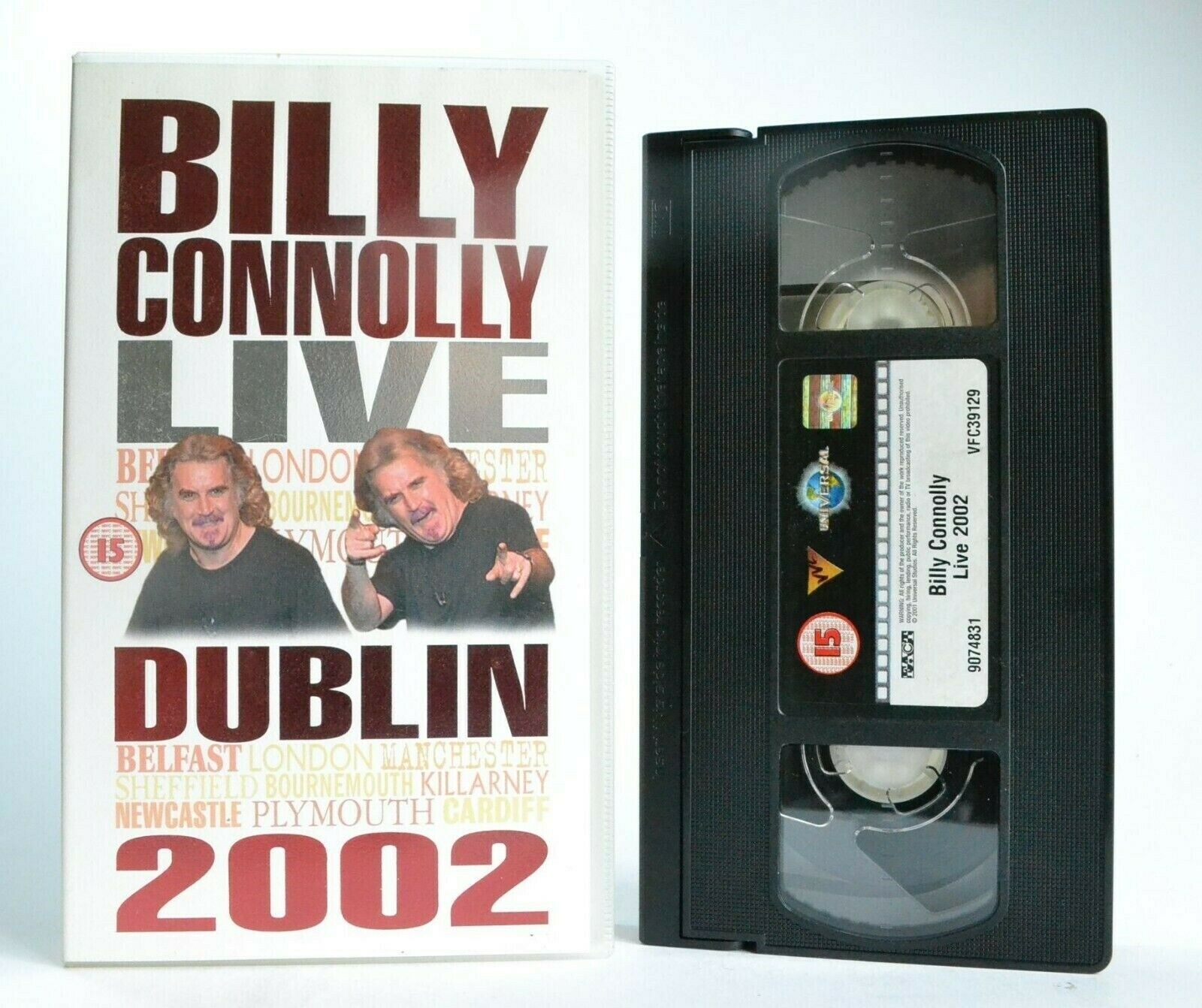 Billy Connolly: Dublin 2002 - Stand-Up - Comedy - Live Performance - Pal VHS-