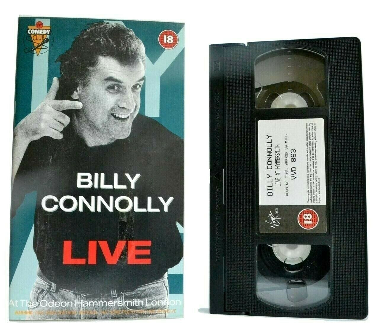 Billy Connolly: Live - (1991) Odeon Hammersmith/London - Stand-Up - Comedy - VHS-