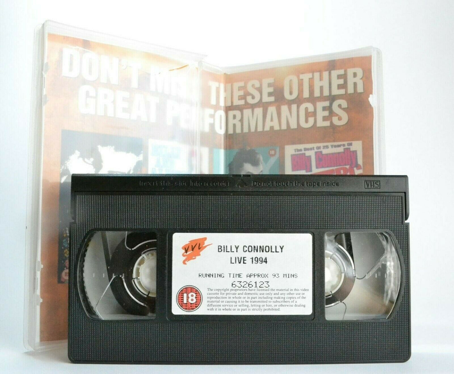 Billy Connolly: Live 1994 - Stand-Up Comedy - Hammersmith Apollo/London - VHS-