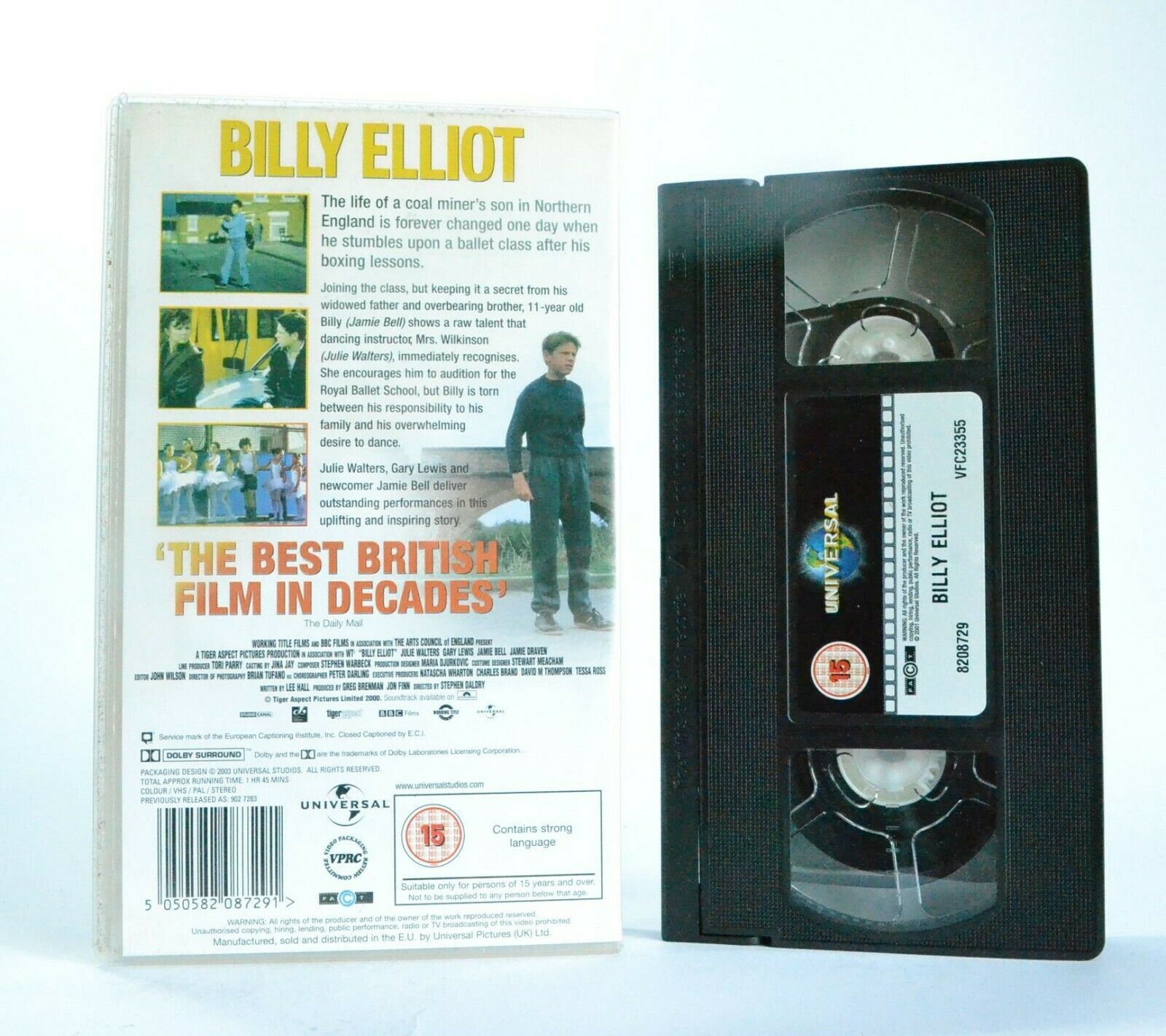 Billy Elliot: Hit Musical - Julie Walters - Gary Lewis - Jamie Bell - Pal VHS-