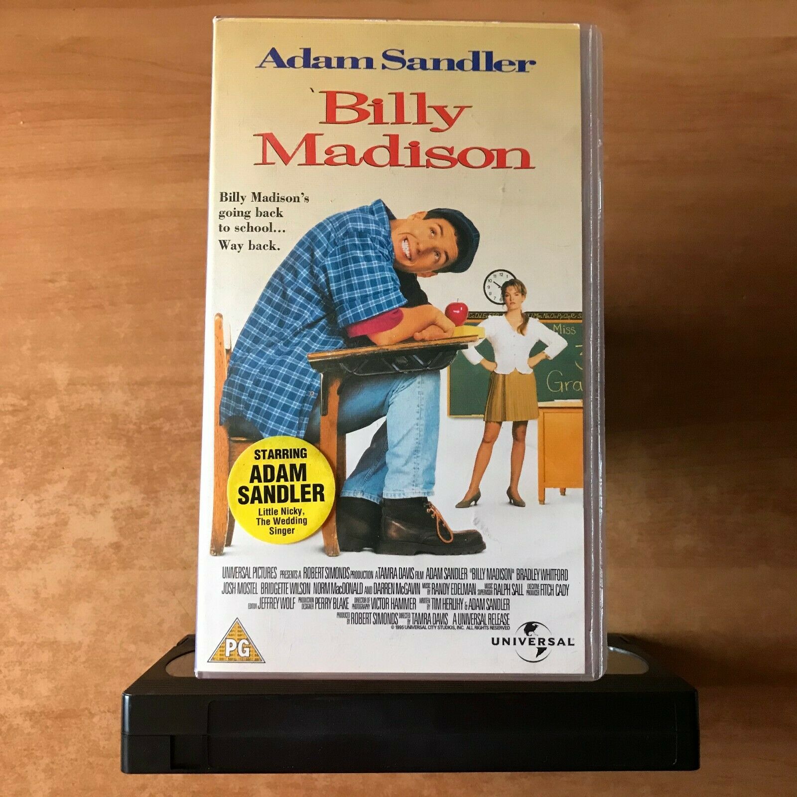 Billy Madison (1995): Comedy; [The Ramones / Jacksons 5] Adam Sandler - Pal VHS-