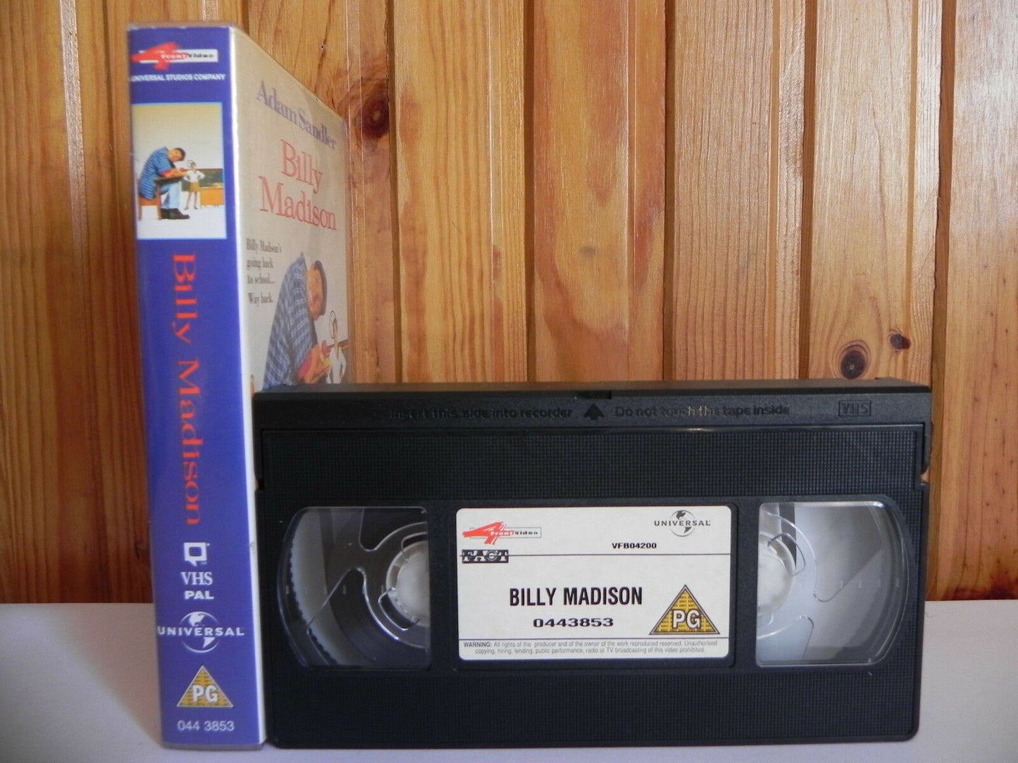 Billy Madison - 4 Front Video - Comedy - Adam Sandler - Darren McGavin - VHS-