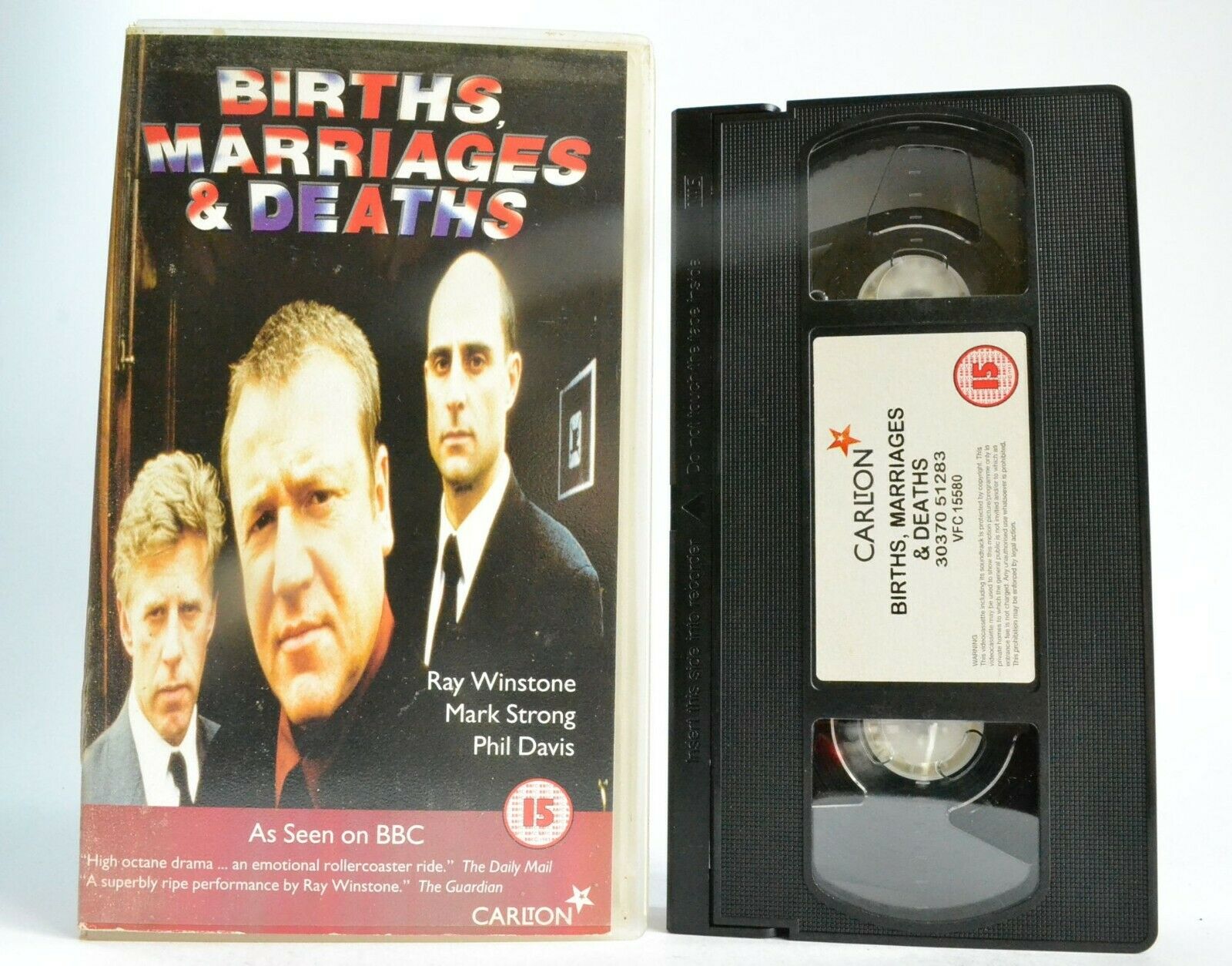 Births, Mariages And Deaths: (1999) T.V. Series - Drama - Ray Winstone - Pal VHS-