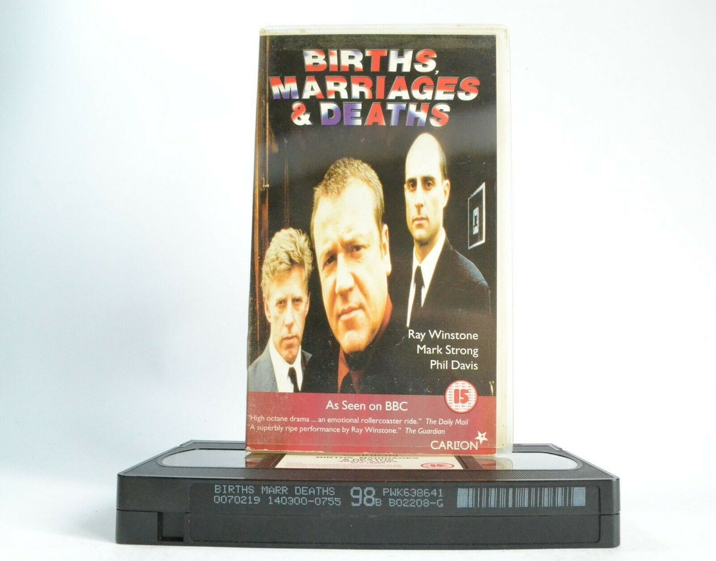 Births, Mariages And Deaths: (1999) T.V. Series - Drama - Ray Winstone - Pal VHS-