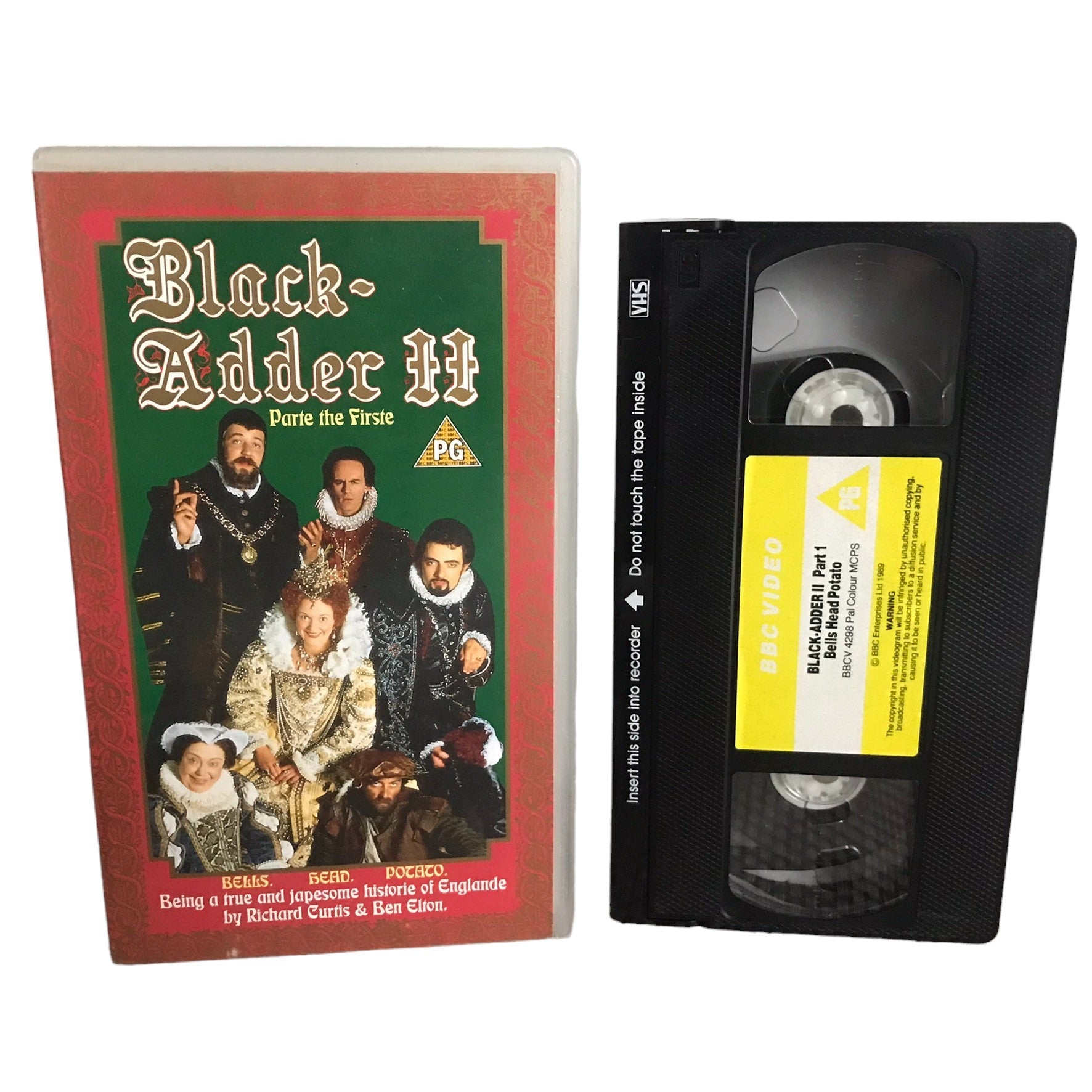 Black-Adder II - Part 1 - Bells Head Potato - Rowan Atkinson - BBC Enterprises - Comedy - Pal - VHS-