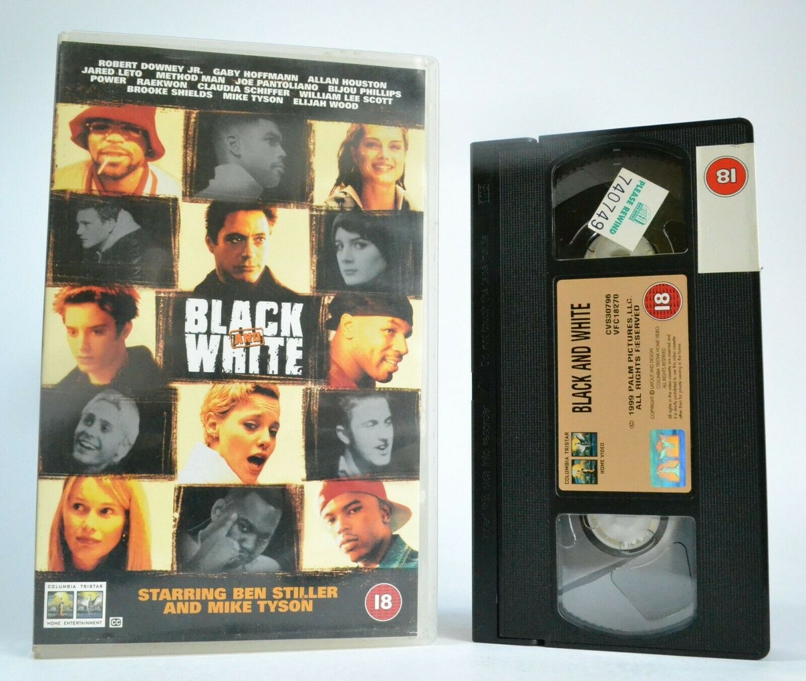 Black And White: M.Tyson/B.Stiller - Drama (1999) - Hip-Hop - Method Man - VHS-